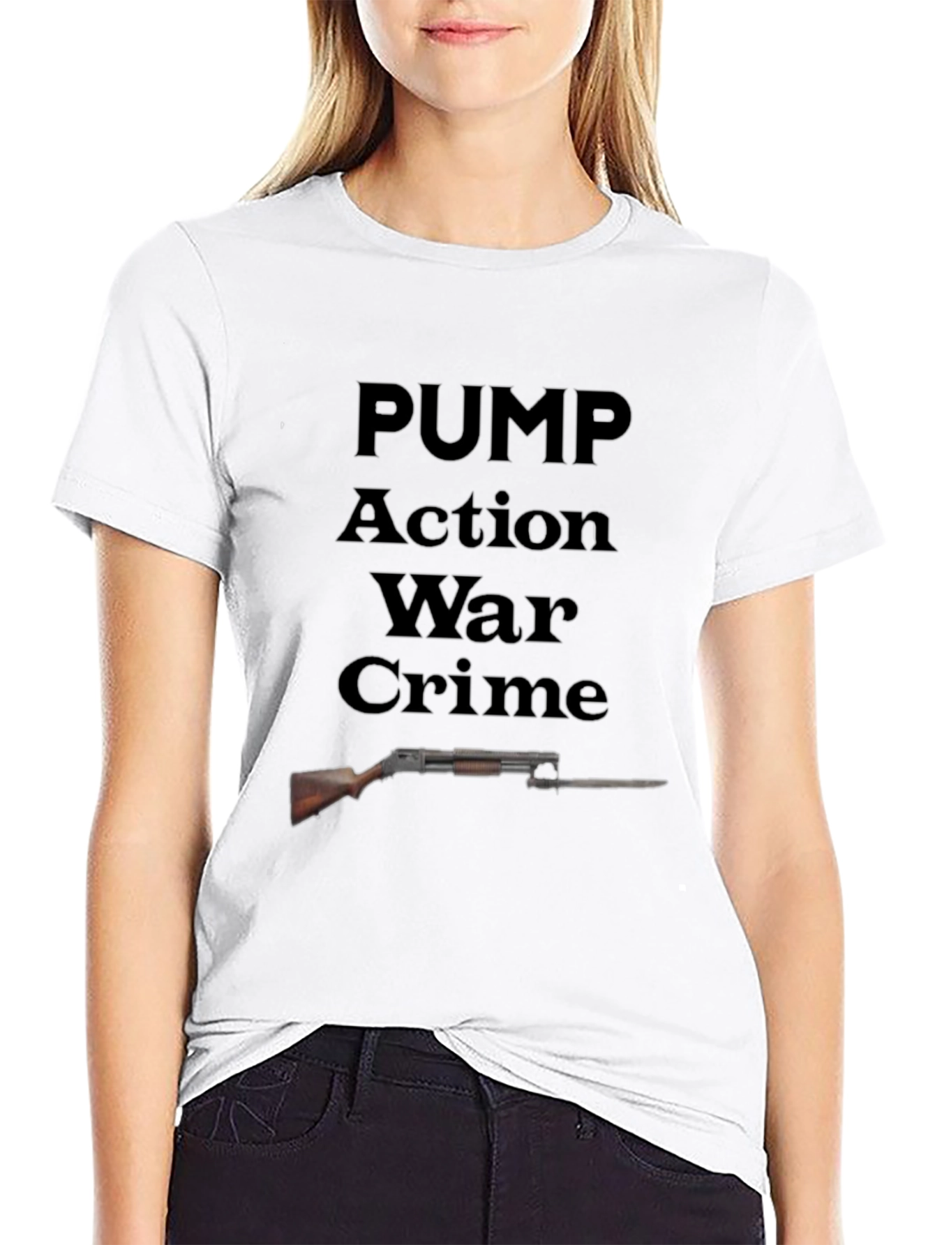 Pump Action War Crime T-Shirt