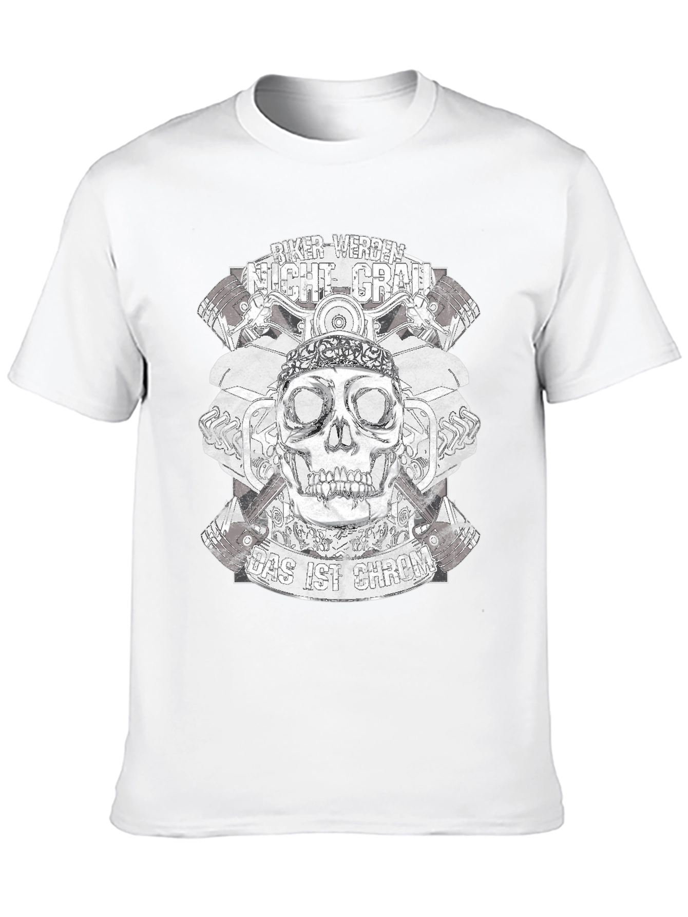 Biker Werden Night Grab Black T-Shirt