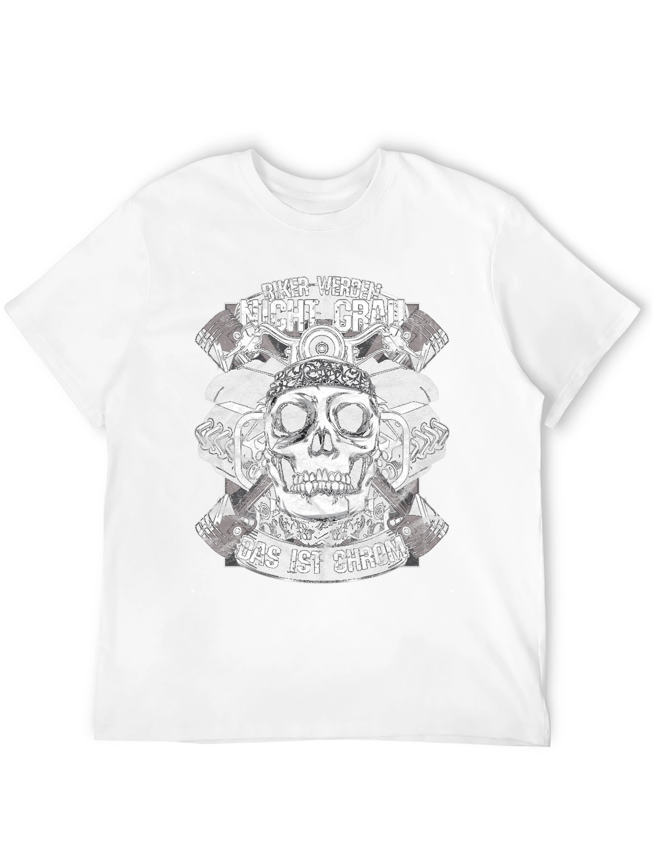 Biker Werden Night Grab Black T-Shirt