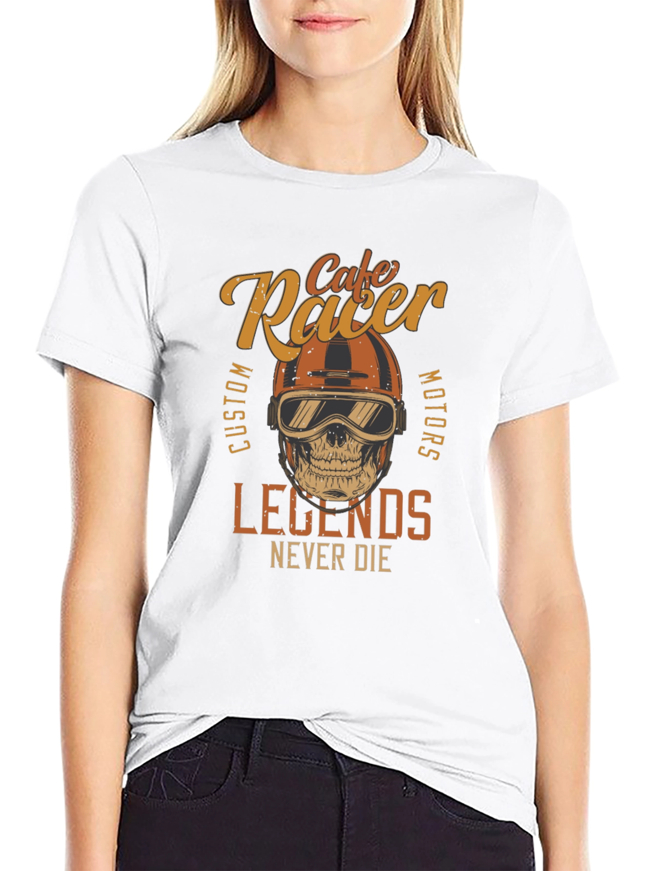 Cafe Racer Legends Never Die T-Shirt