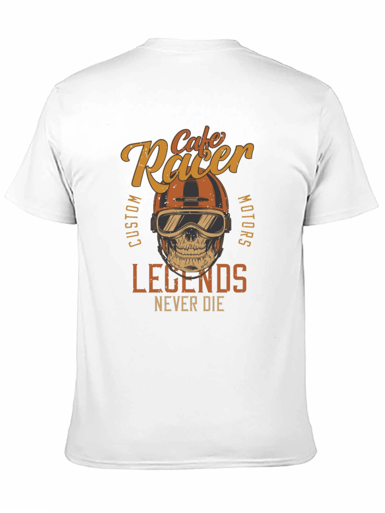 Cafe Racer Legends Never Die T-Shirt