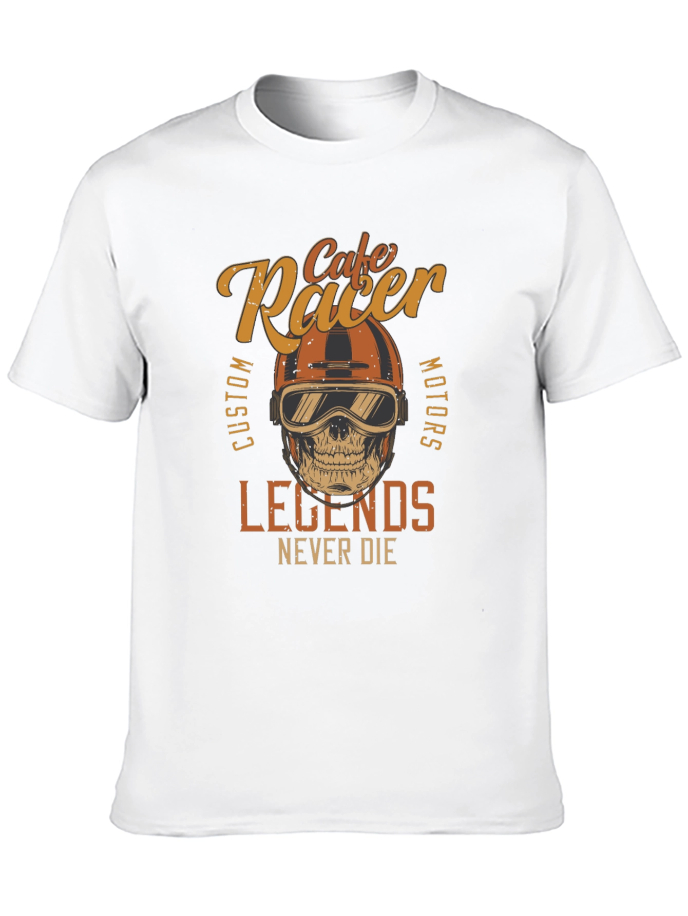 Cafe Racer Legends Never Die T-Shirt