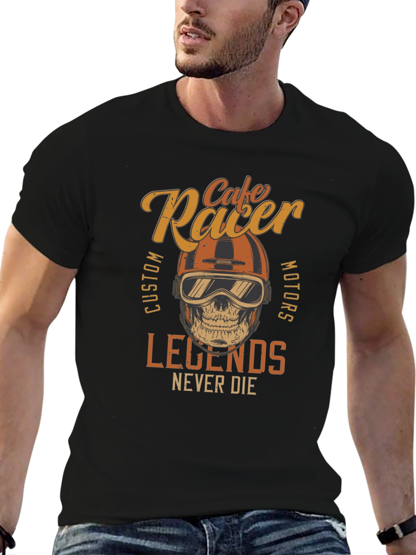 Cafe Racer Legends Never Die T-Shirt