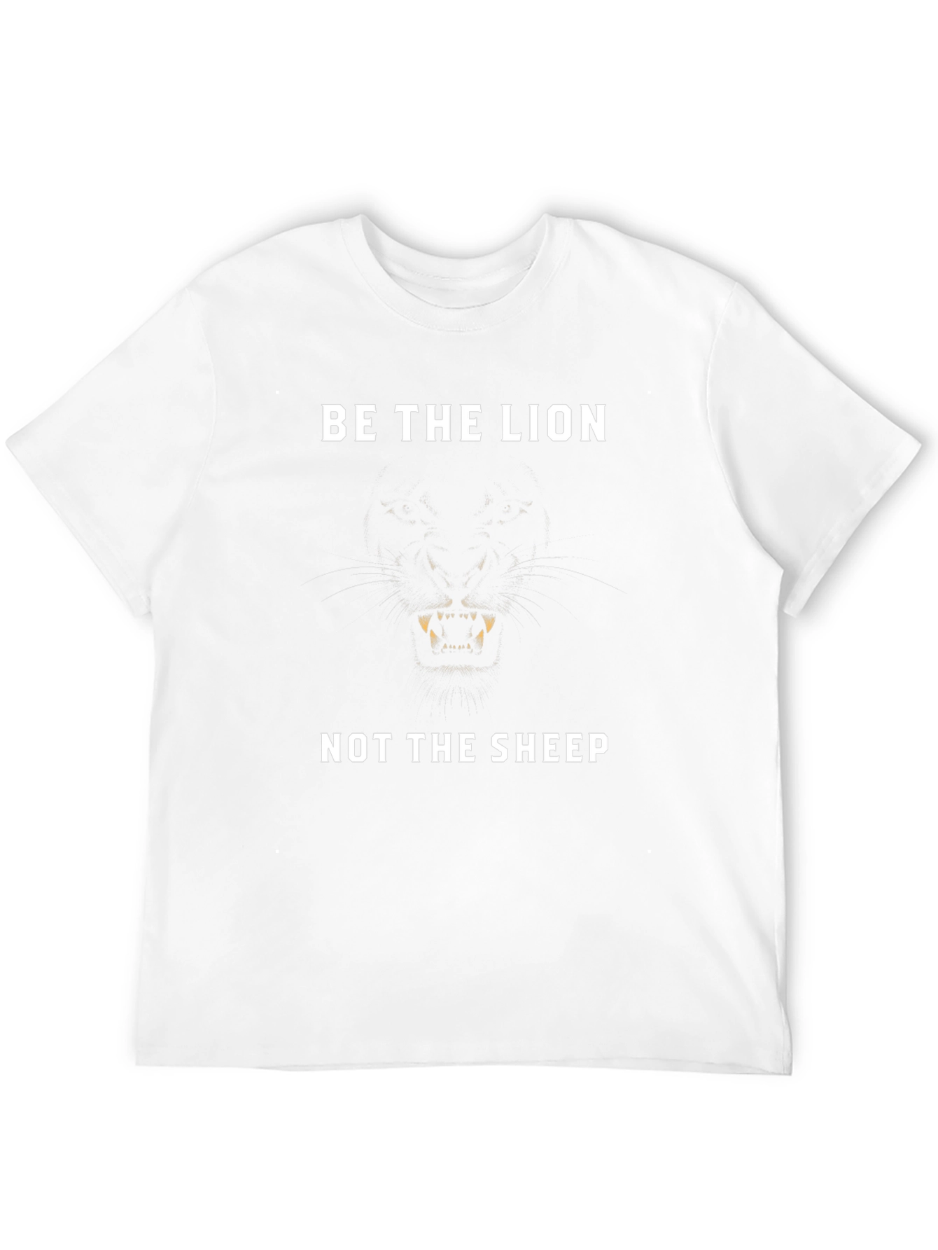 Be the Lion Graphic T-Shirt - Motivational Design