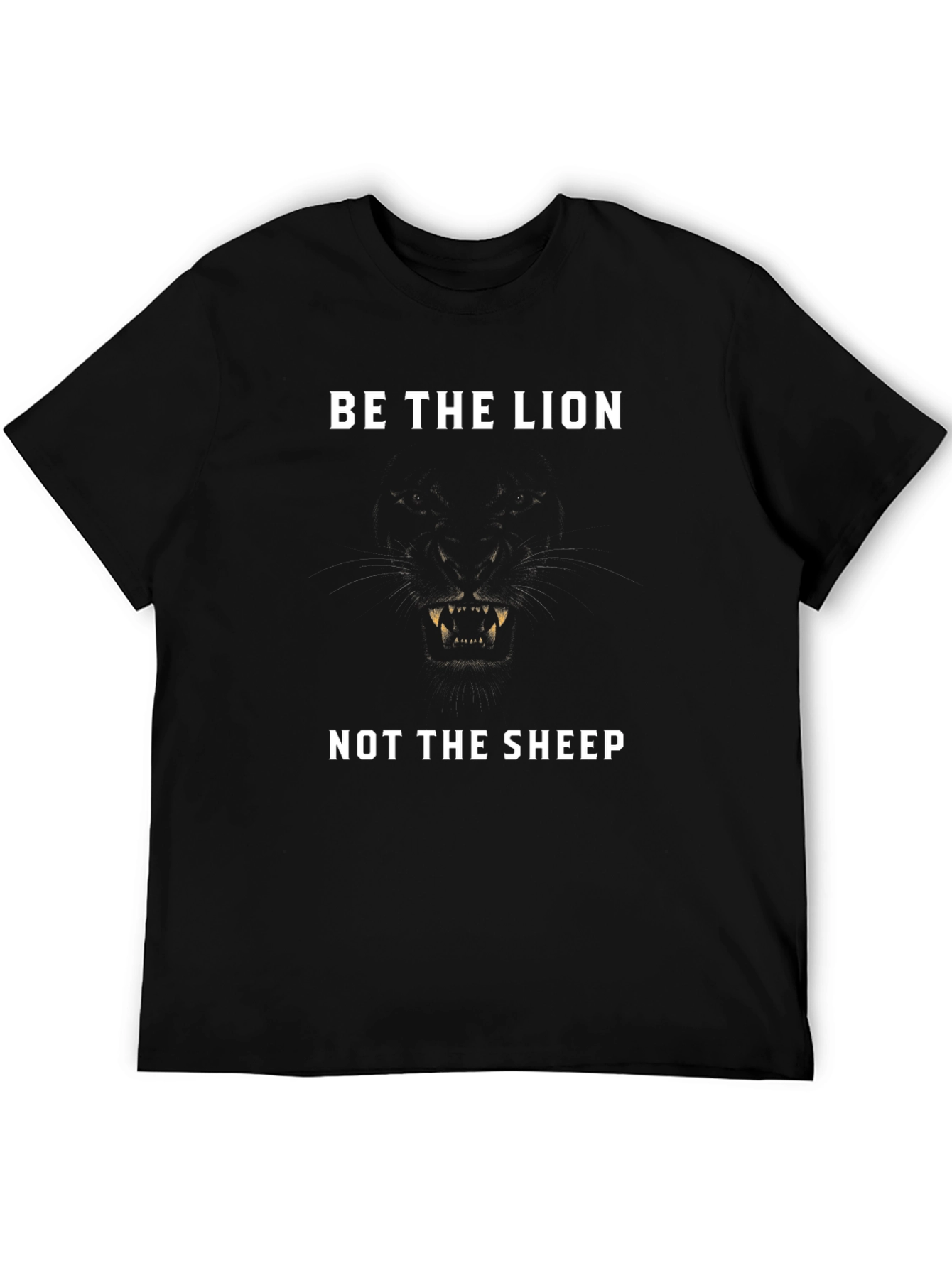 Be the Lion Graphic T-Shirt - Motivational Design
