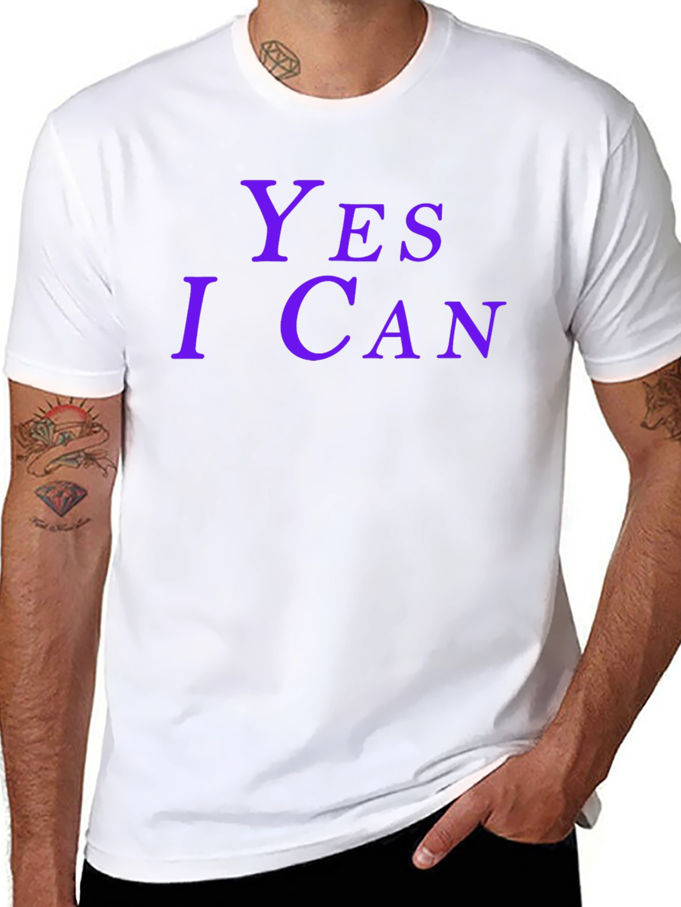 Yes I Can T-Shirt - Motivational Tee
