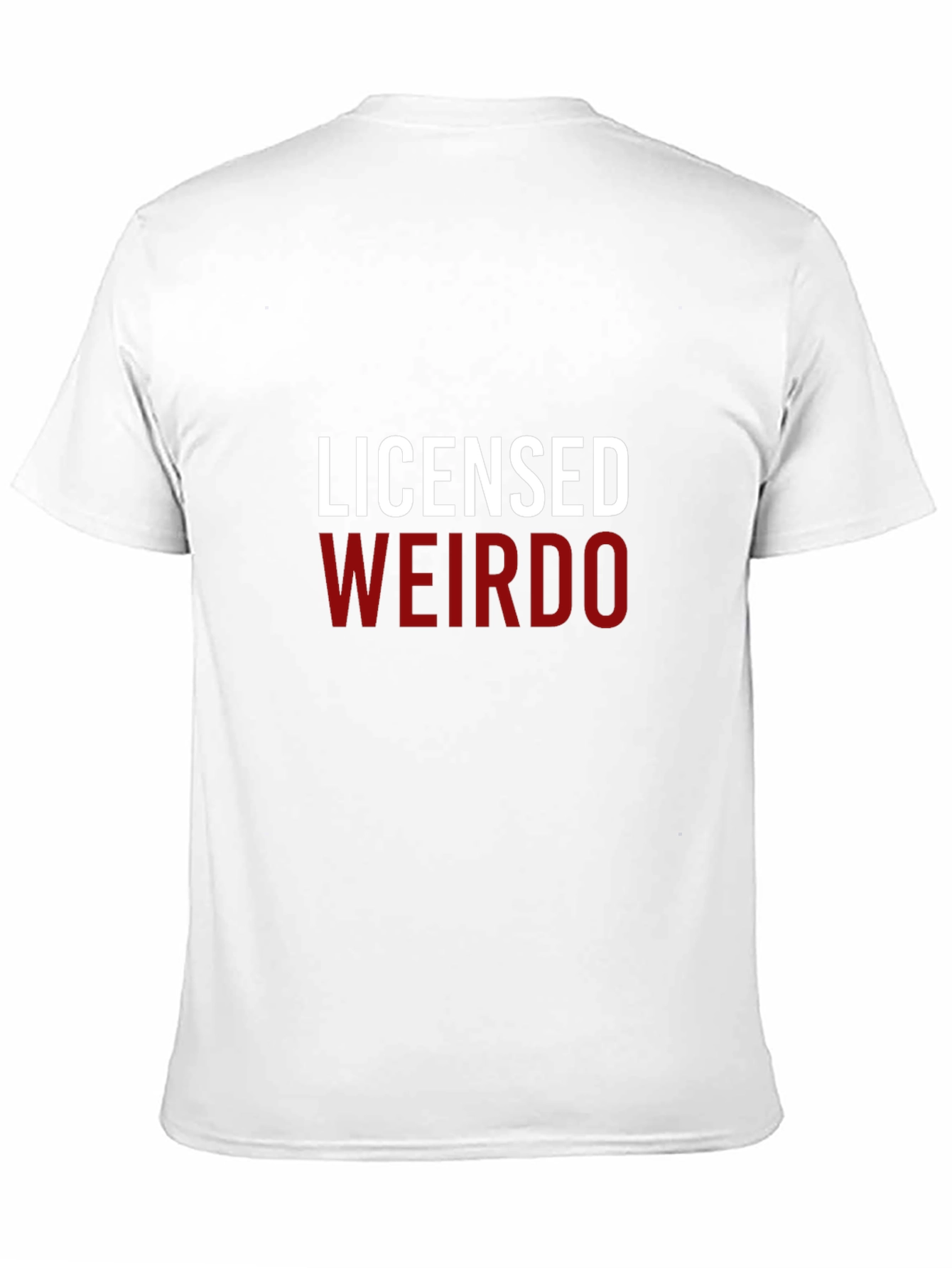 Licensed Weirdo Graphic Tee - Black Cotton T-Shirt