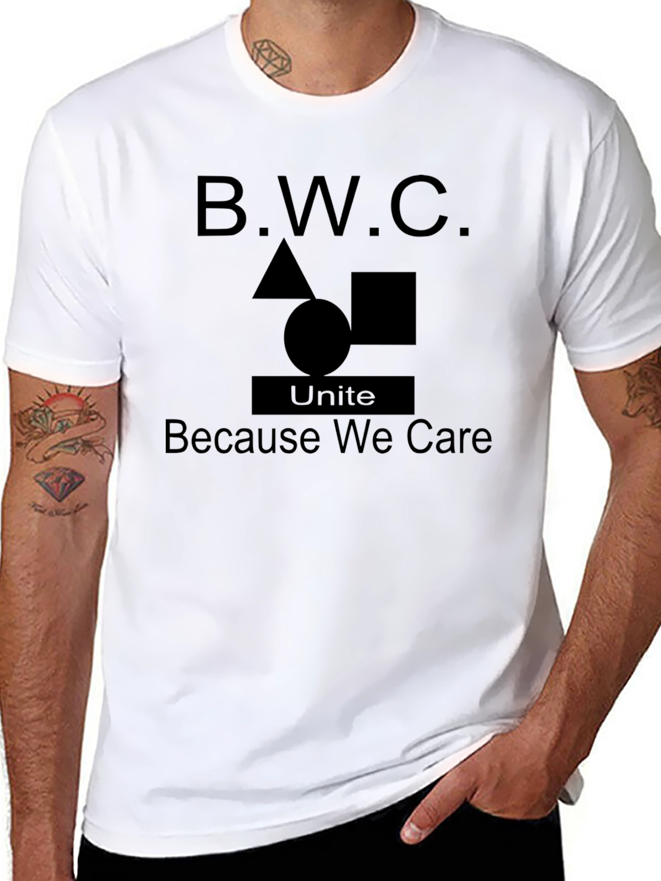 B.W.C. Graphic T-Shirt - Unite Because We Care