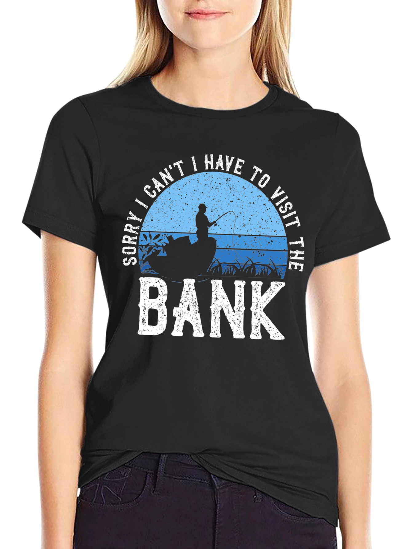 Fishing T-Shirt: Visit the Bank