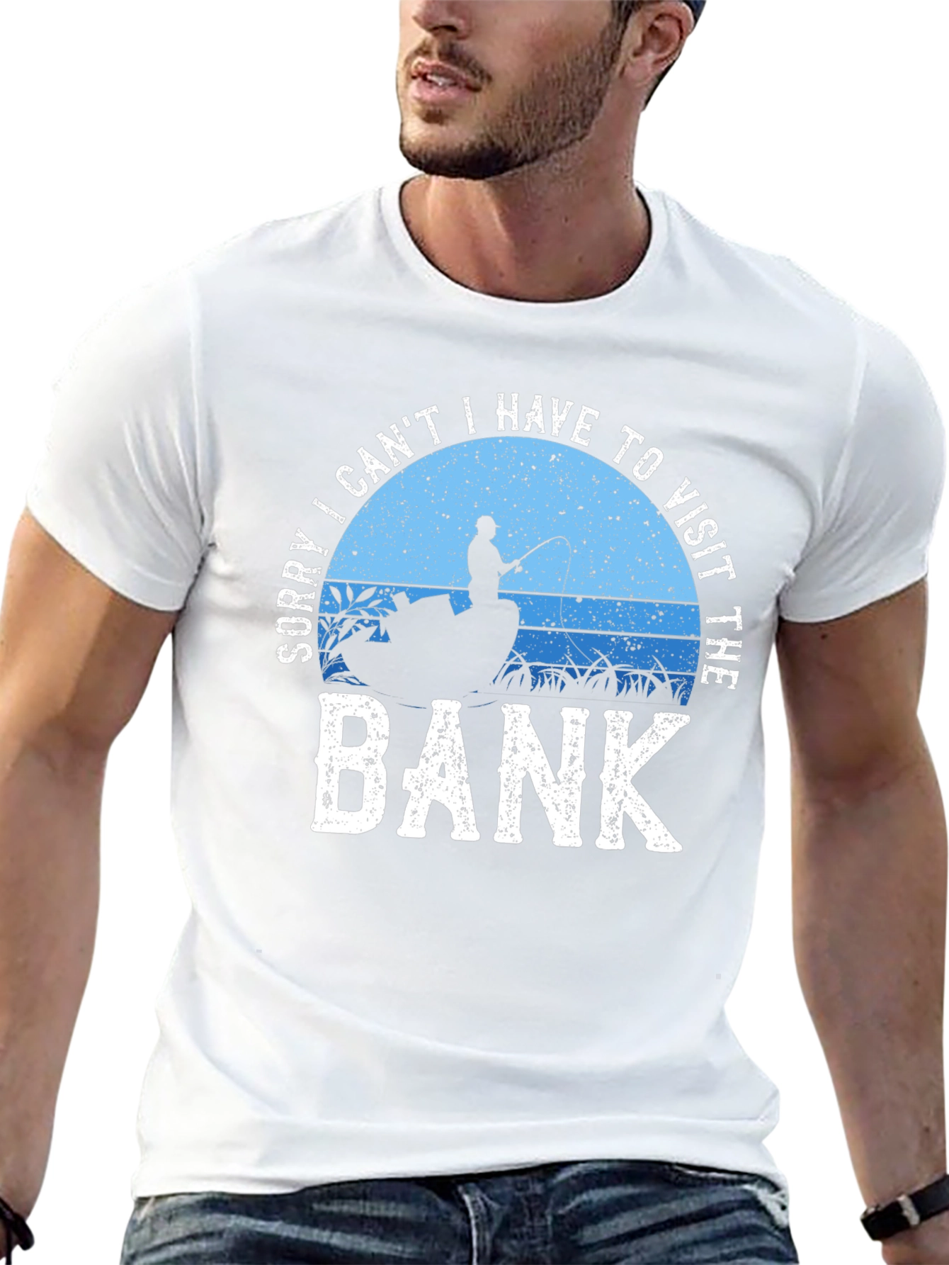 Fishing T-Shirt: Visit the Bank