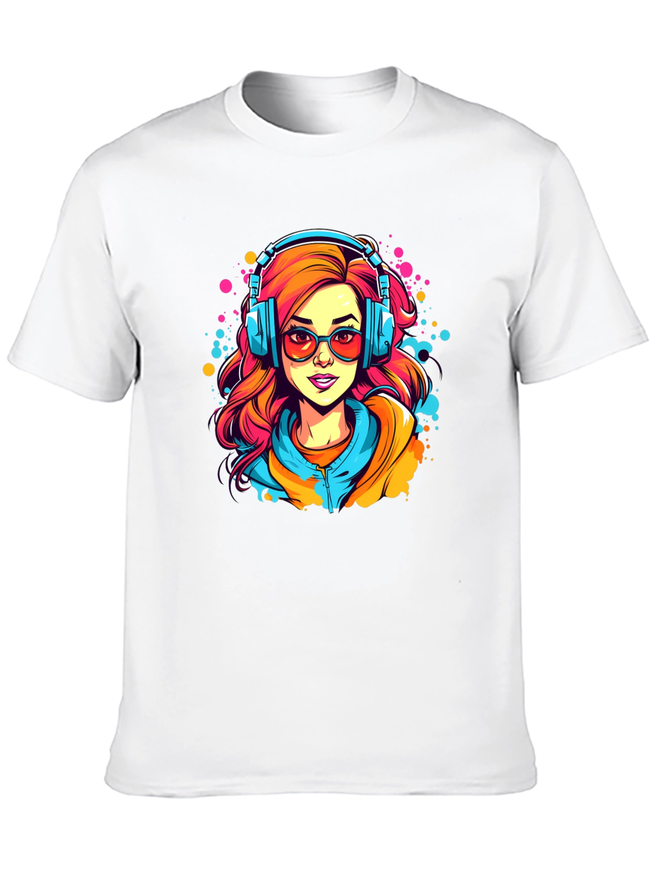 Vibrant Graphic Tee - Music Lover