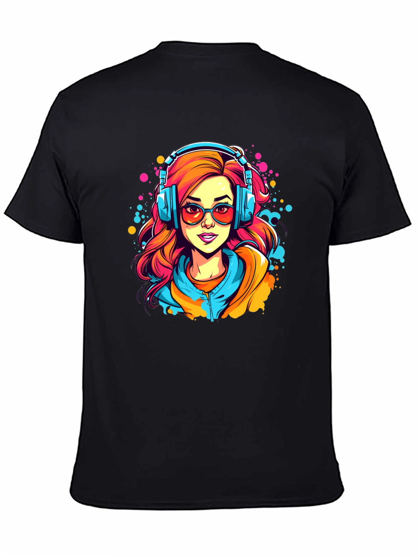 Vibrant Graphic Tee - Music Lover