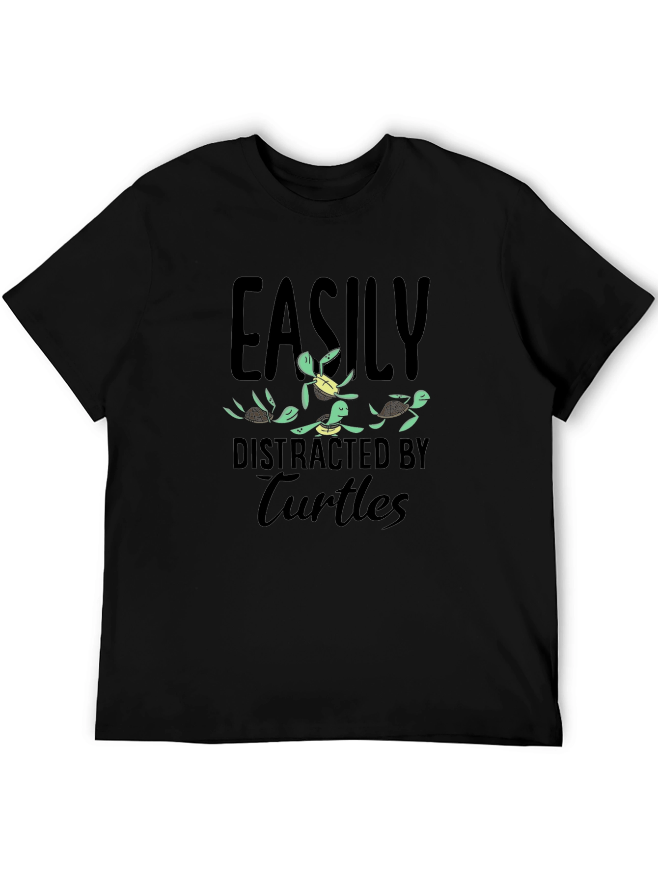 Easily Distracted by Turtles Graphic T-Shirt