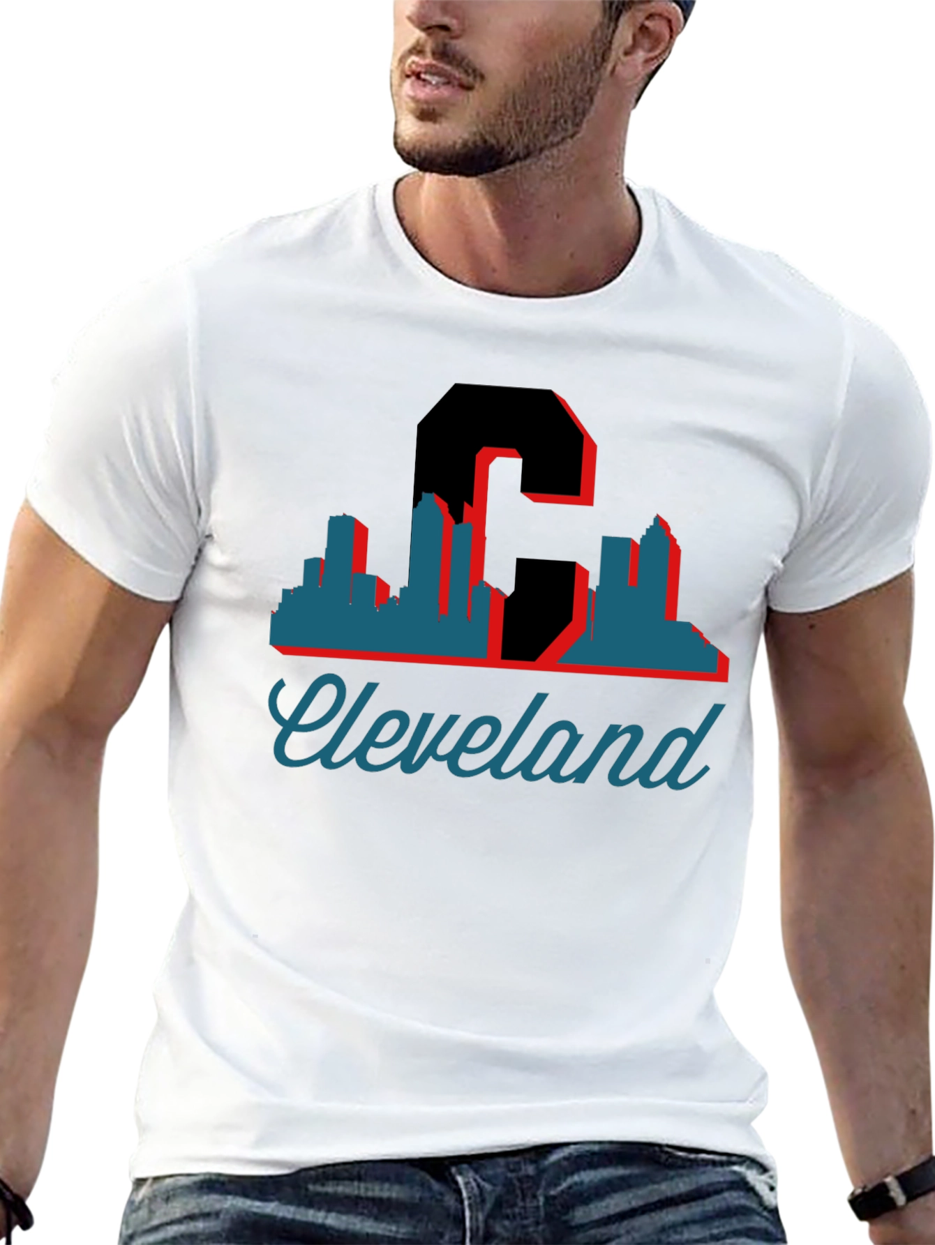 Cleveland Skyline Graphic T-Shirt
