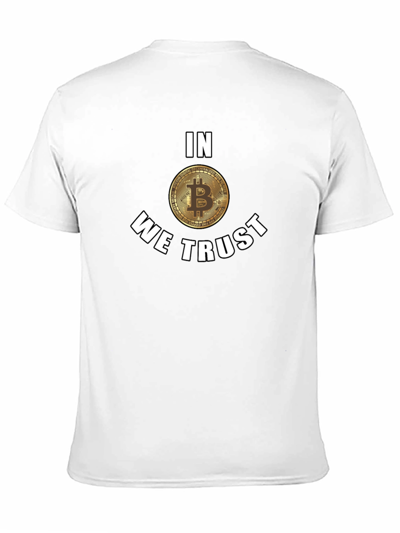 Bitcoin In We Trust Black T-Shirt