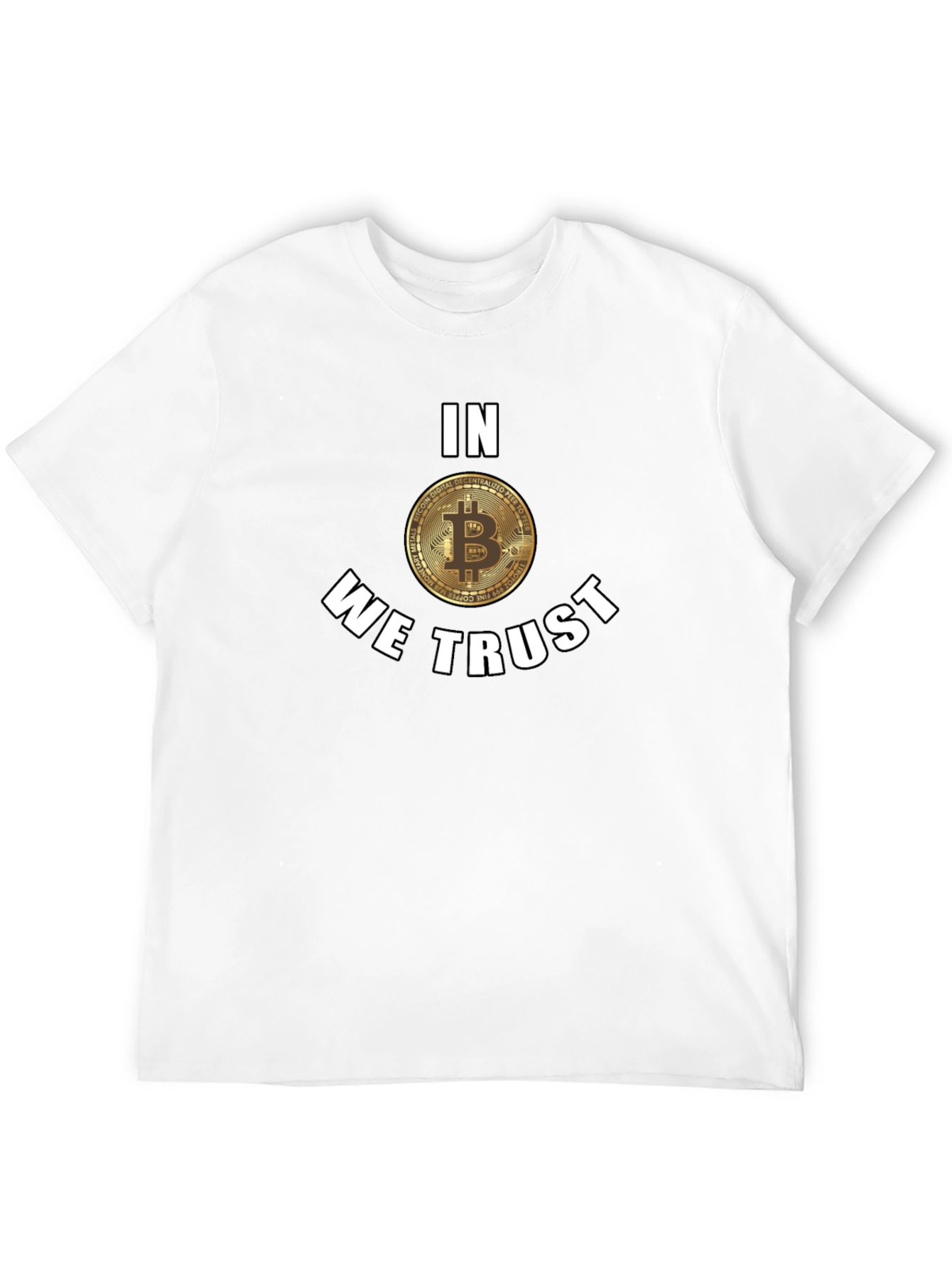 Bitcoin In We Trust Black T-Shirt