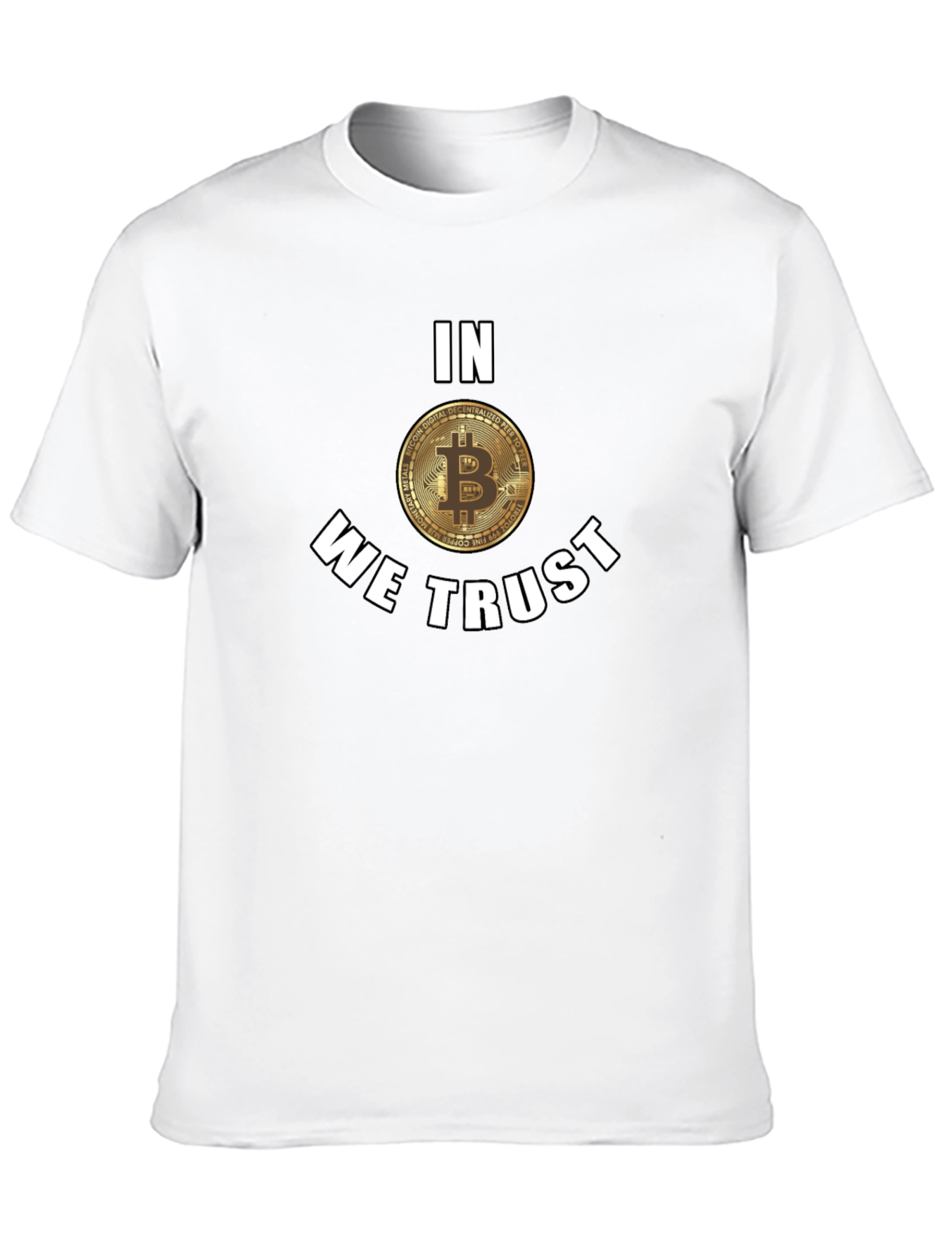 Bitcoin In We Trust Black T-Shirt