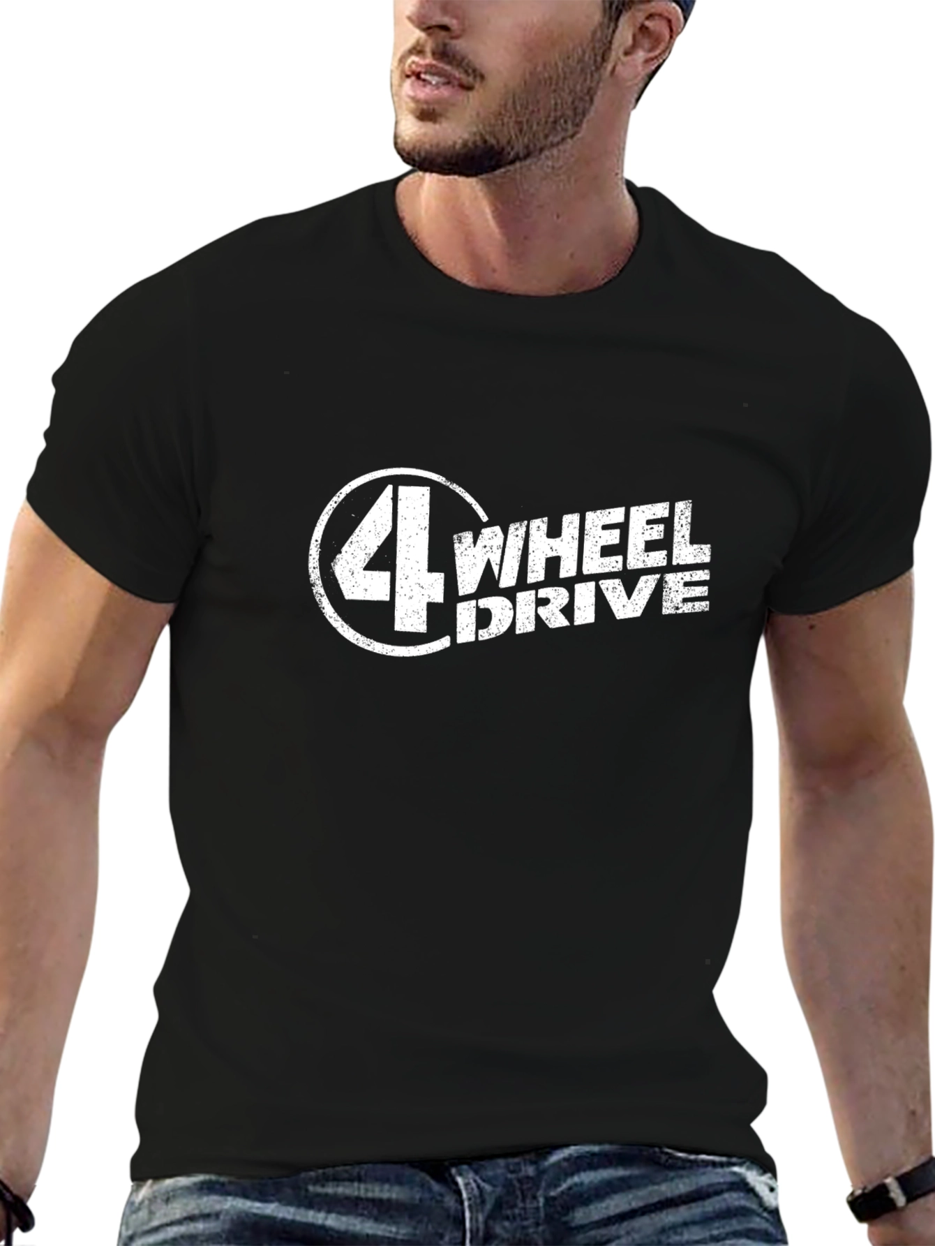 4 Wheel Drive Graphic Tee - Black