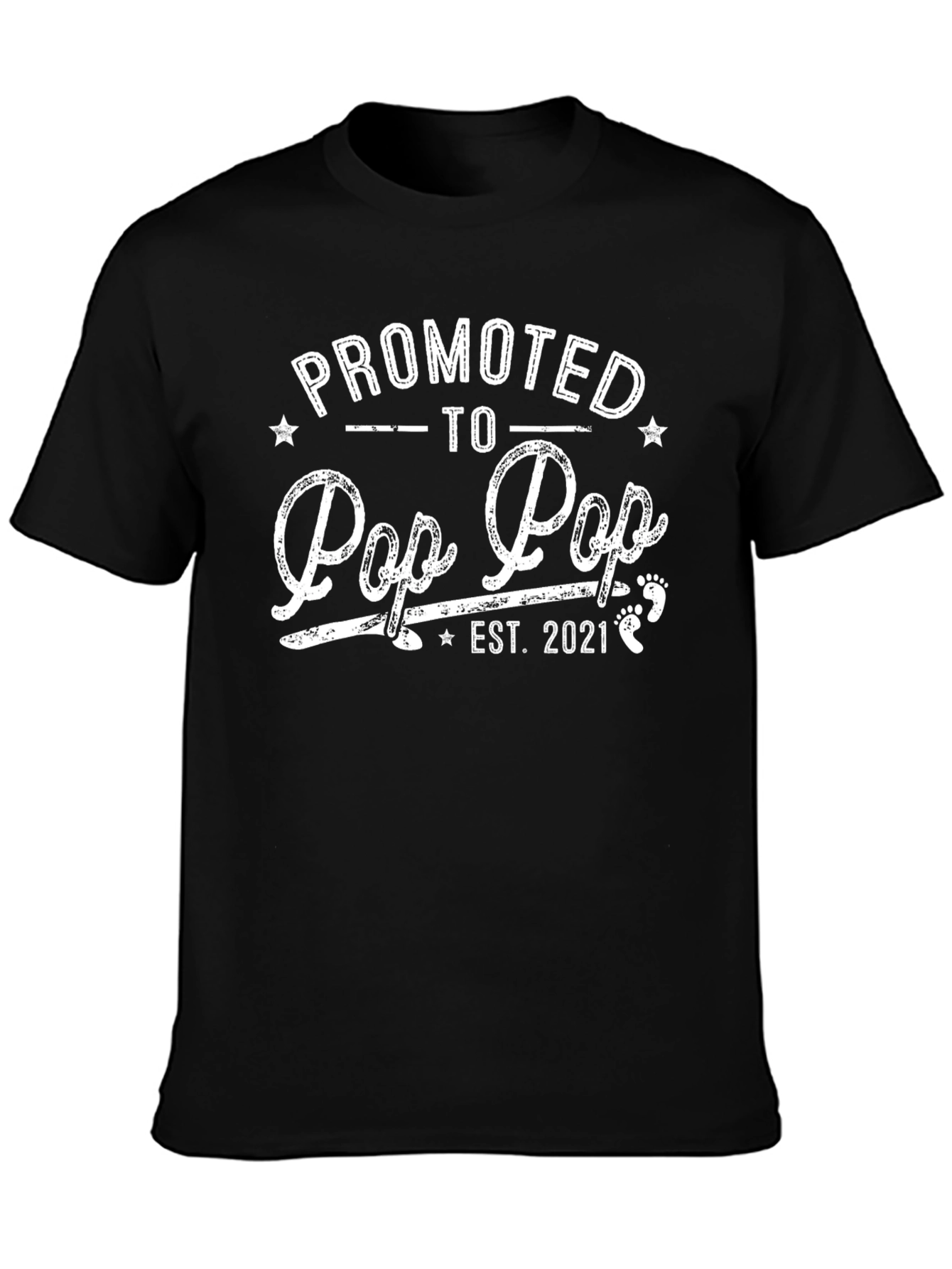 Promoted to Pop Pop Est. 2021 T-Shirt