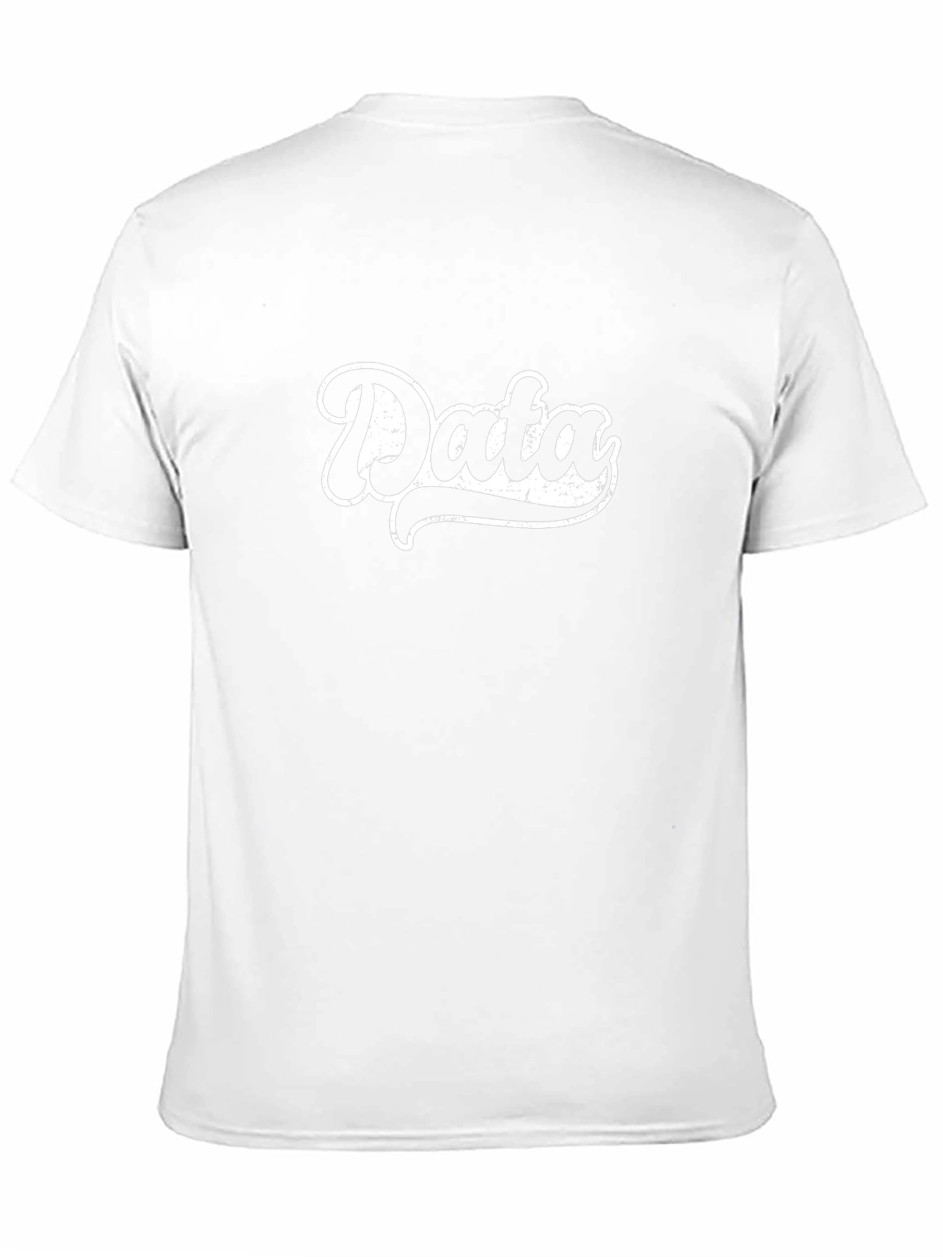 Data Retro Graphic Tee - Black Cotton T-Shirt