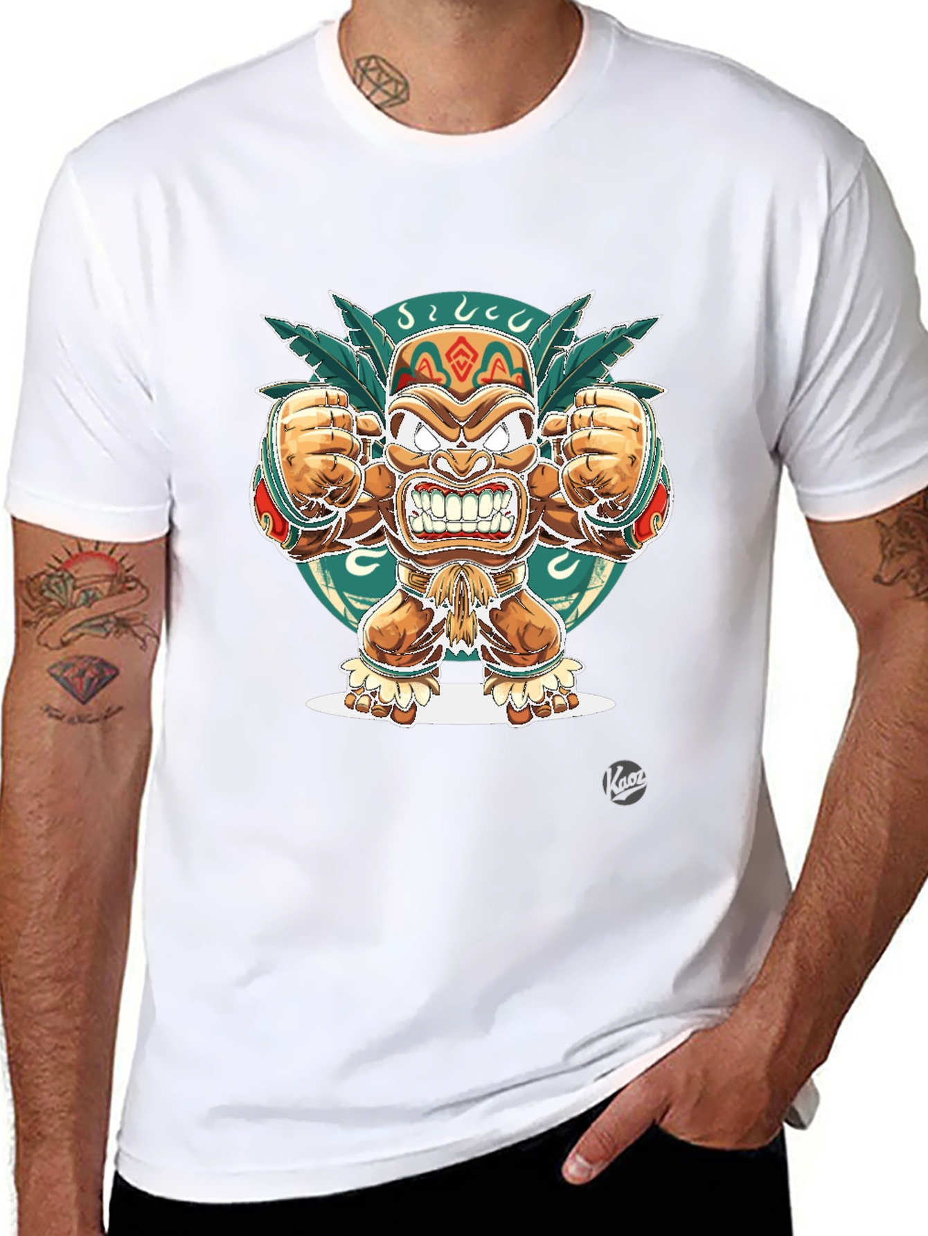 Tiki Warrior Graphic Tee