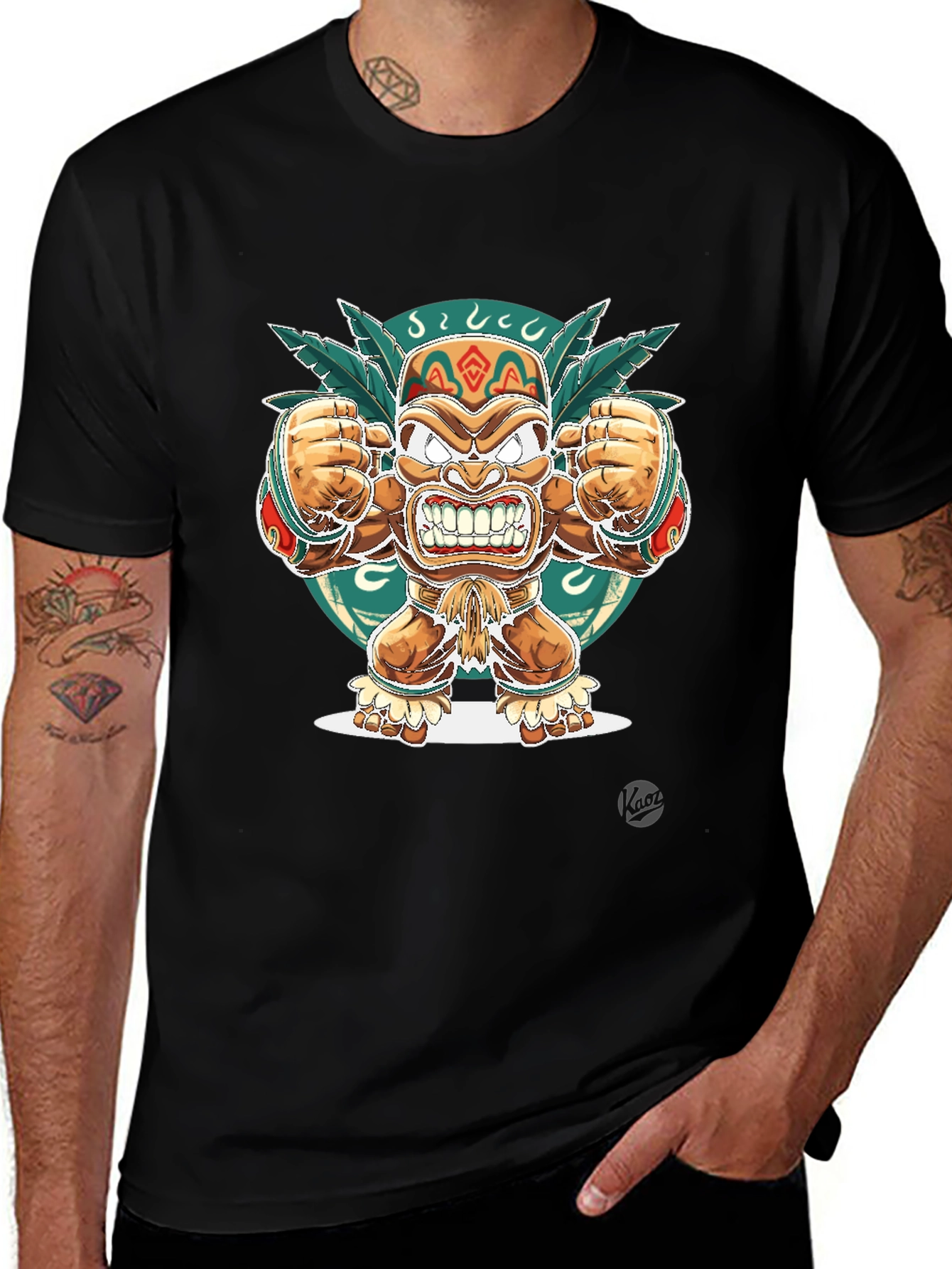 Tiki Warrior Graphic Tee