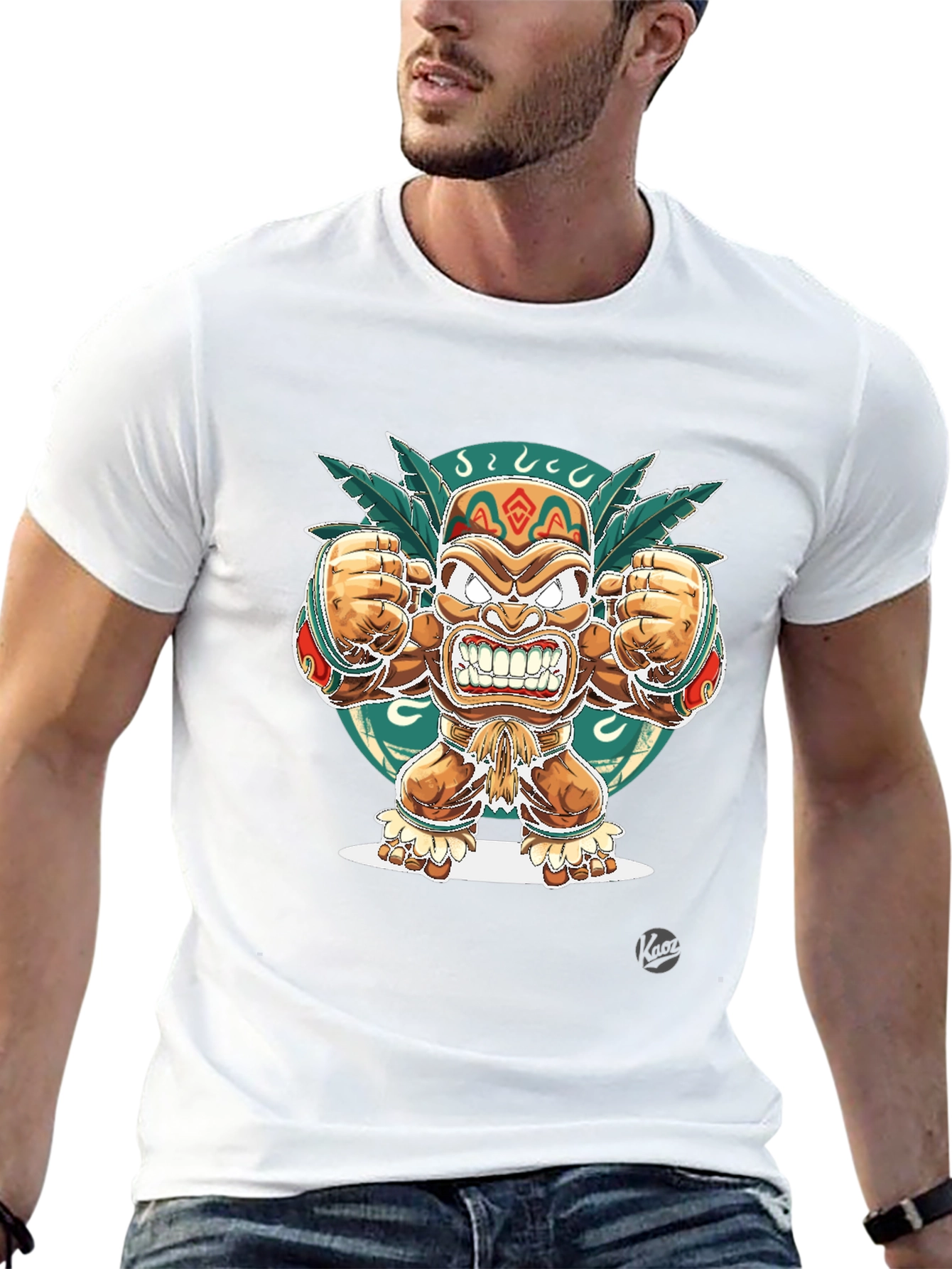 Tiki Warrior Graphic Tee