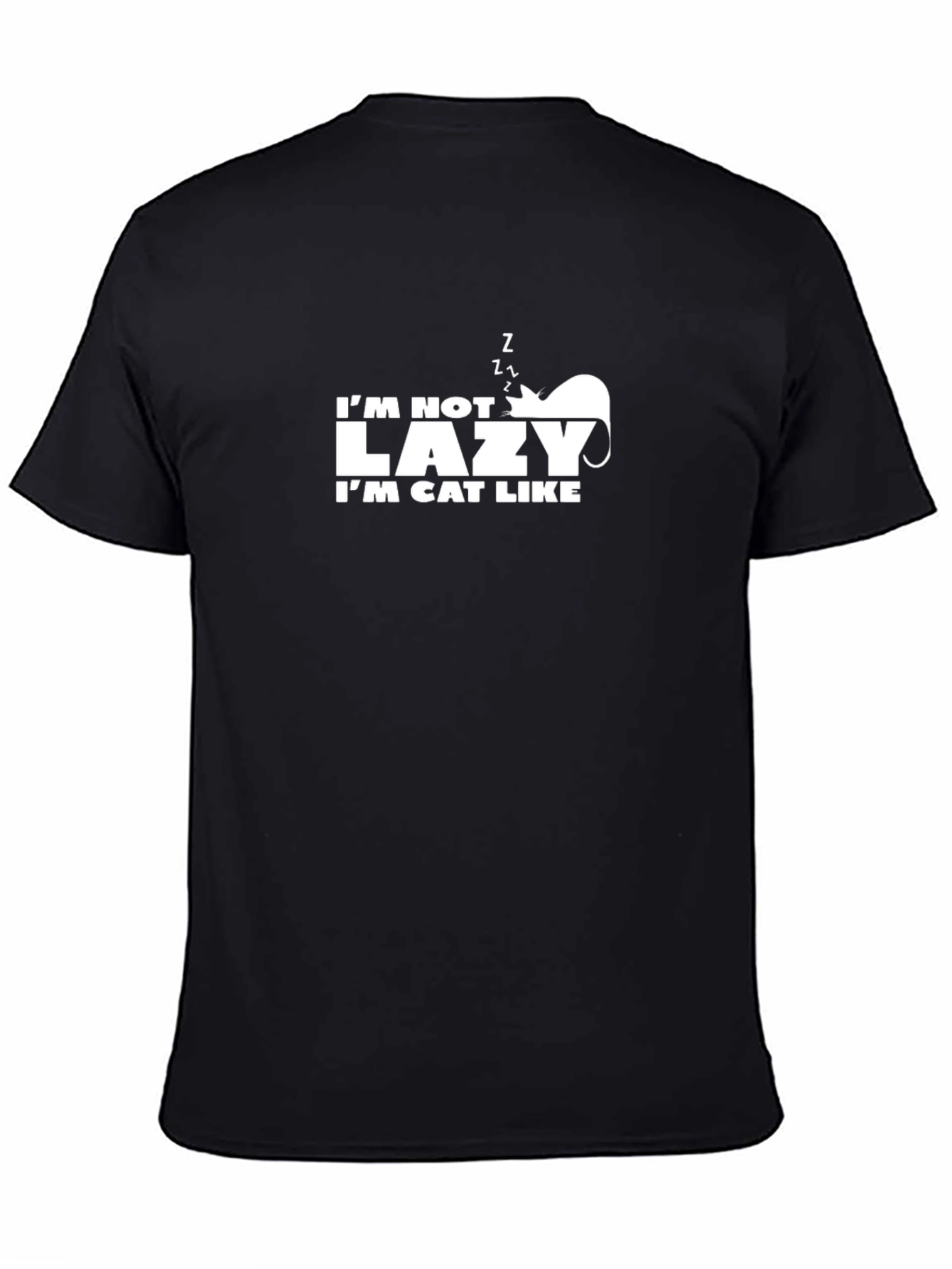 Im Not Lazy Im Cat Like Funny Graphic Tee