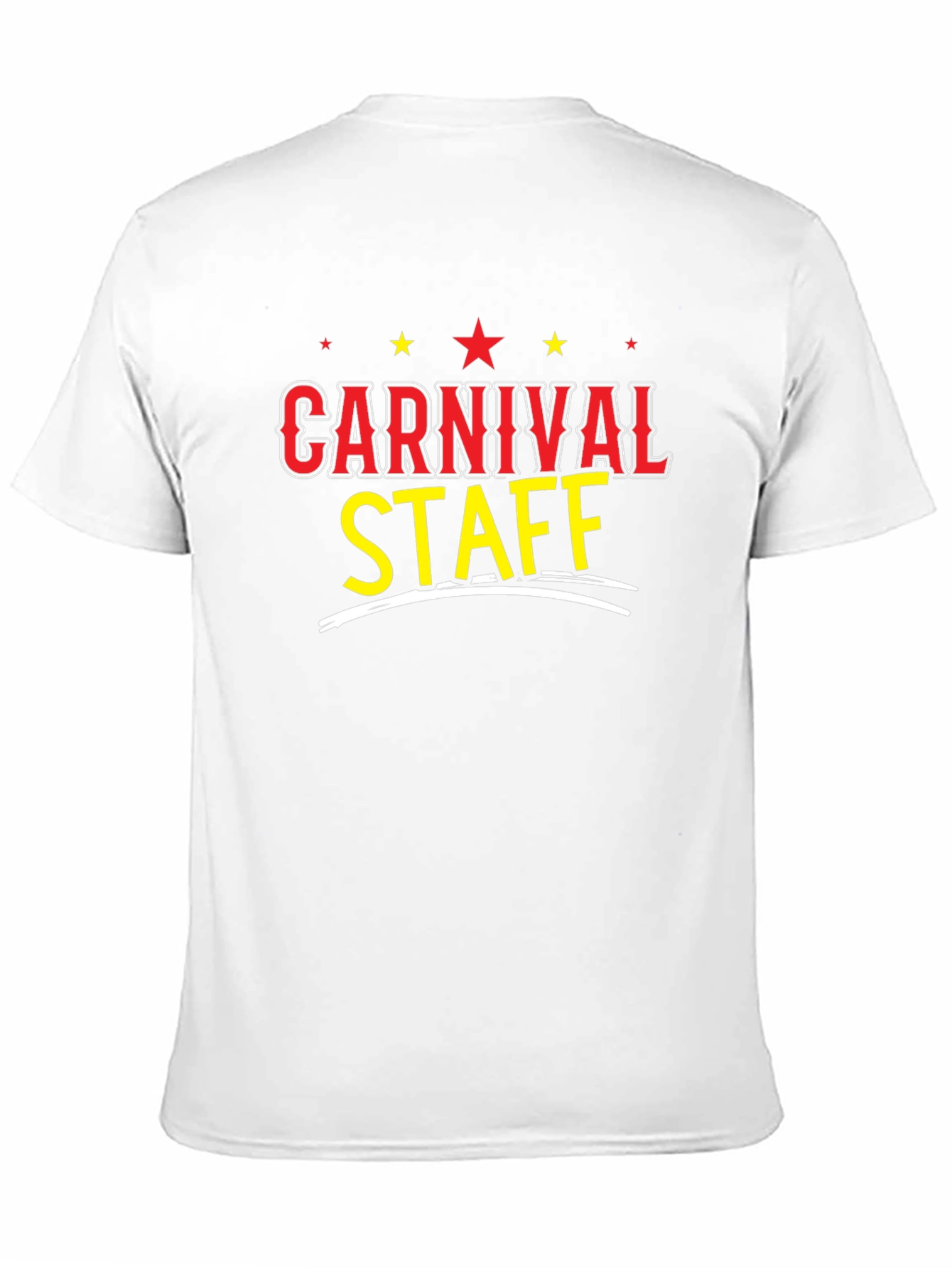 Carnival Staff Black T-Shirt Fun Festival
