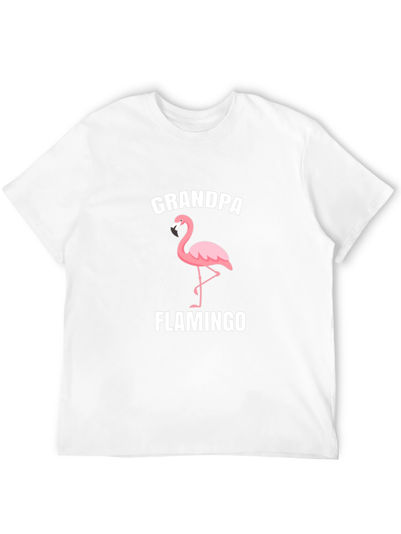Grandpa Flamingo T-Shirt - Novelty Graphic Tee