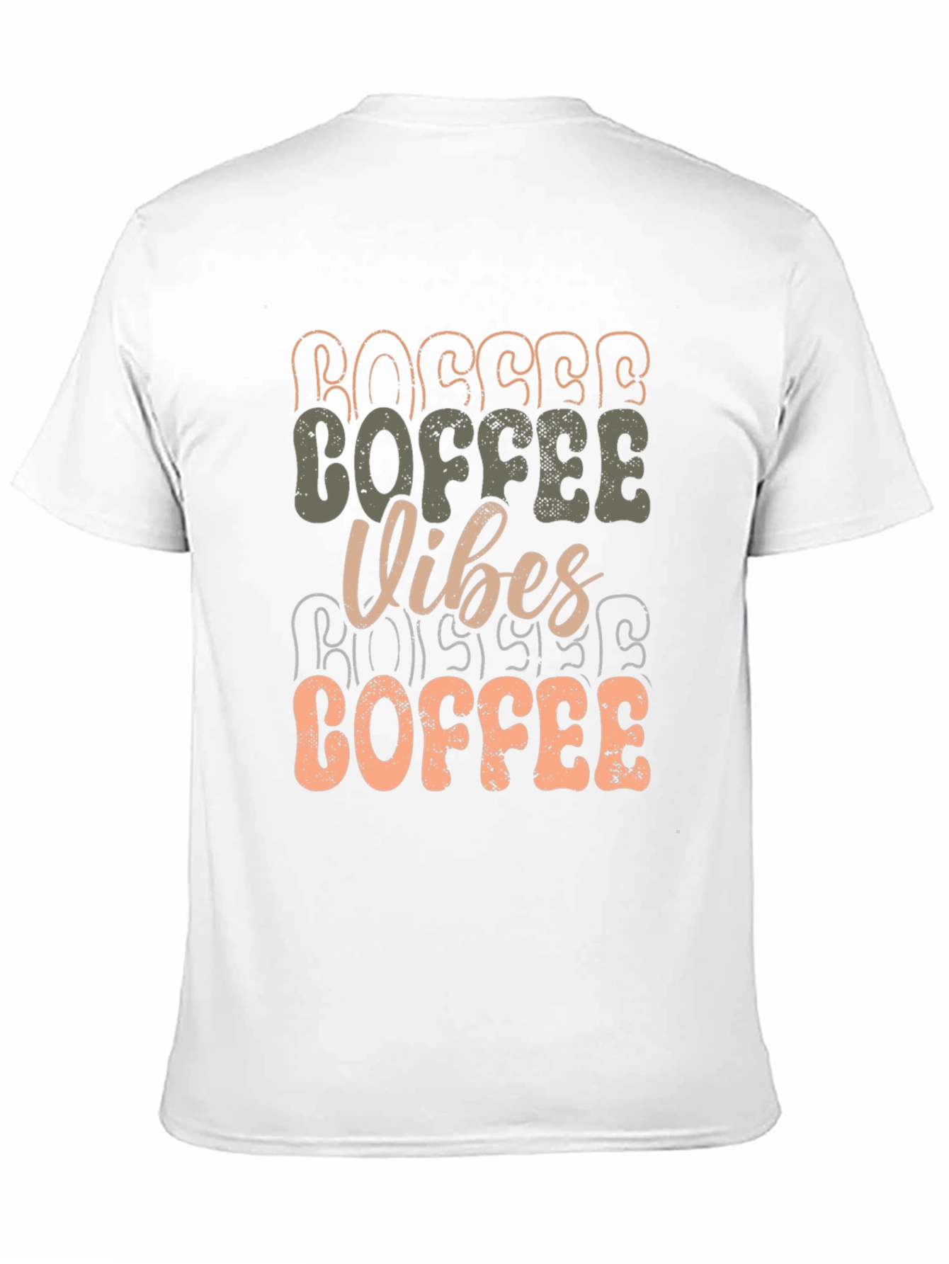 Coffee Vibes Graphic T-Shirt - Black