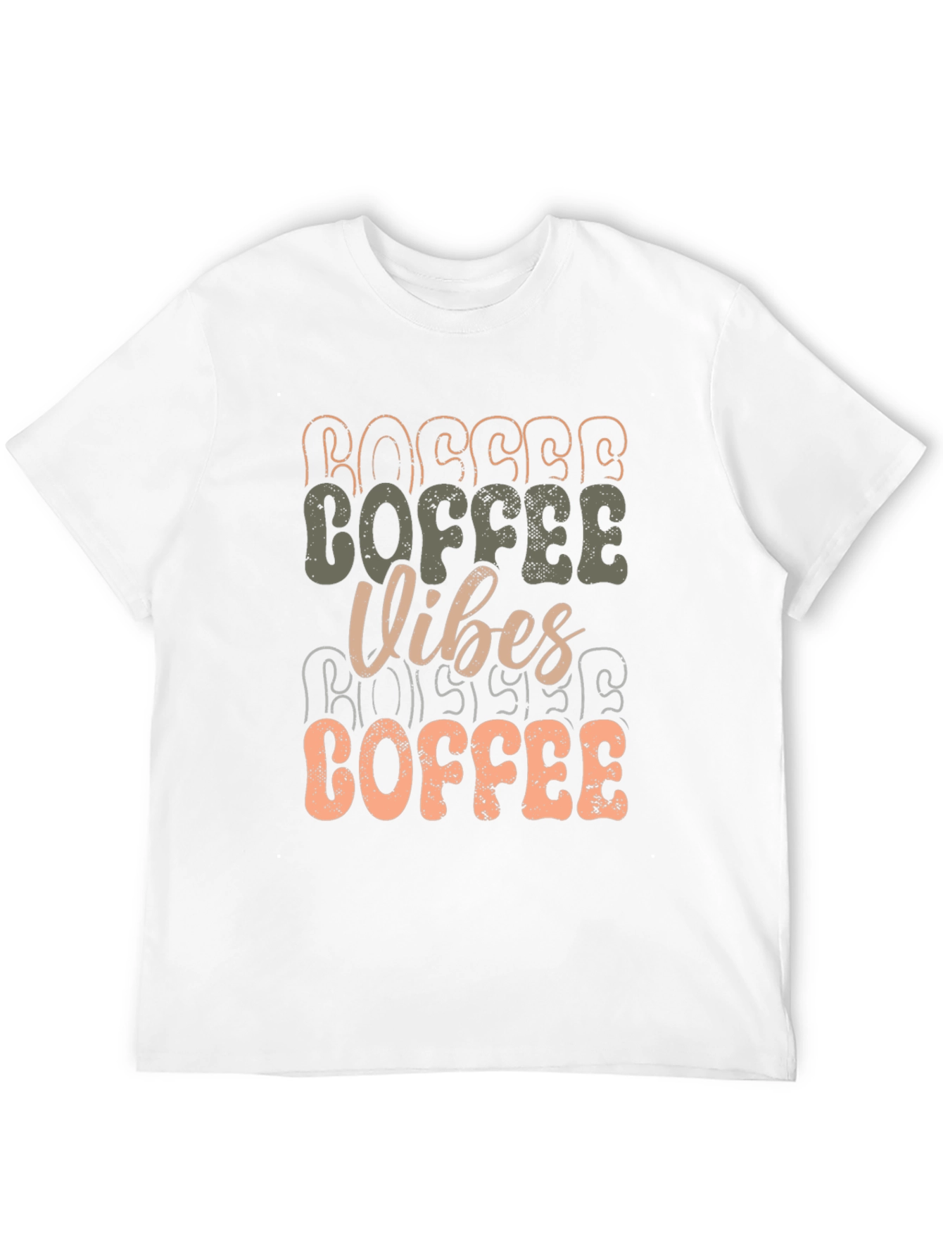 Coffee Vibes Graphic T-Shirt - Black