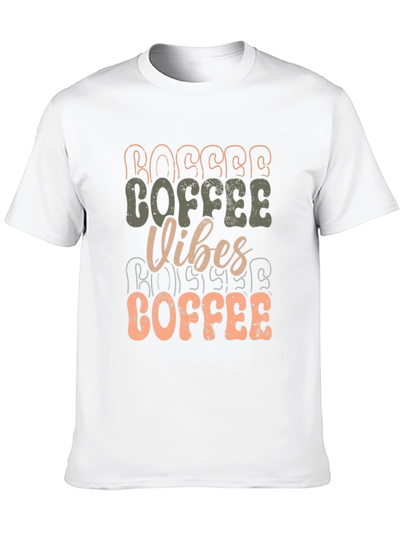 Coffee Vibes Graphic T-Shirt - Black