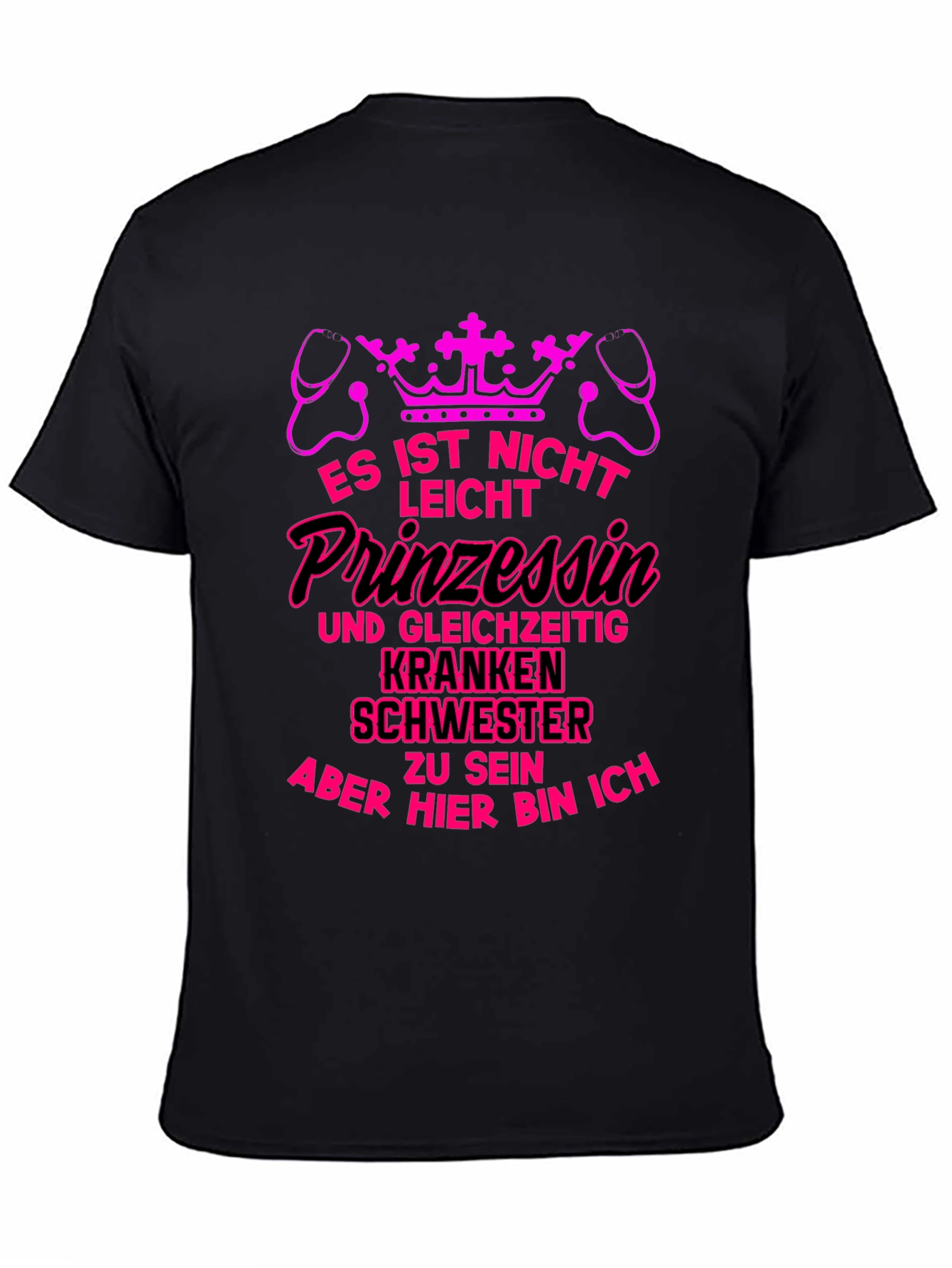 Princess Nurse T-Shirt - Pink Graphic Tee