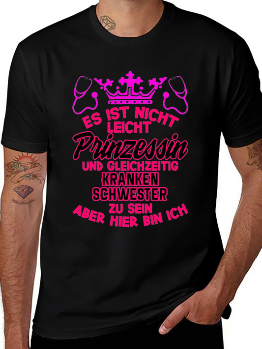 Princess Nurse T-Shirt - Pink Graphic Tee
