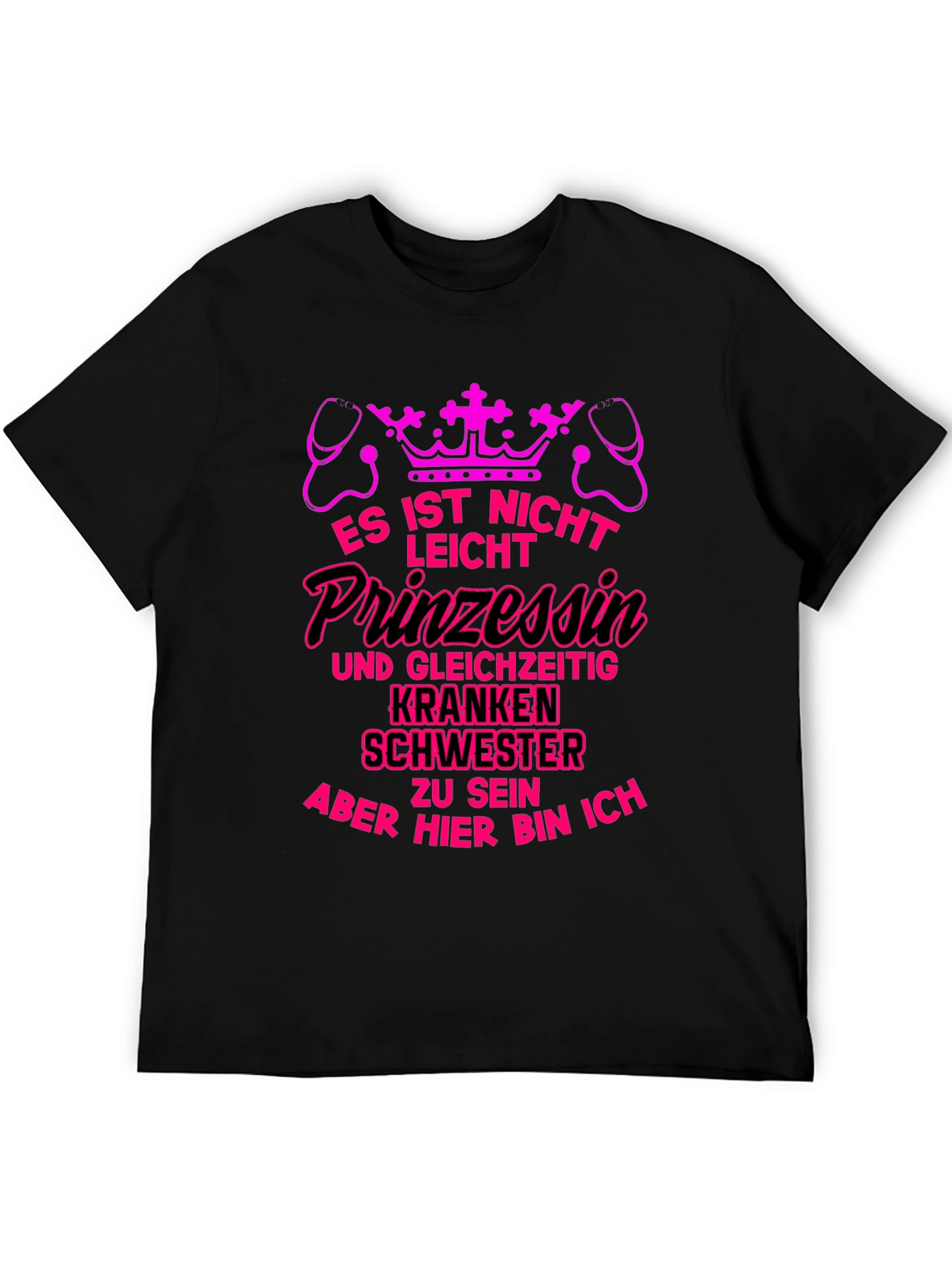 Princess Nurse T-Shirt - Pink Graphic Tee