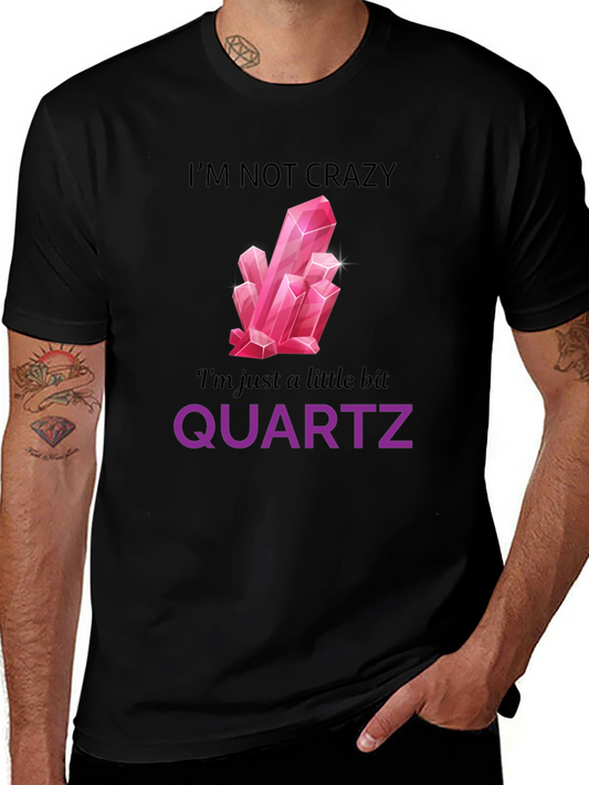 Funny Quartz Crystal Graphic T-Shirt