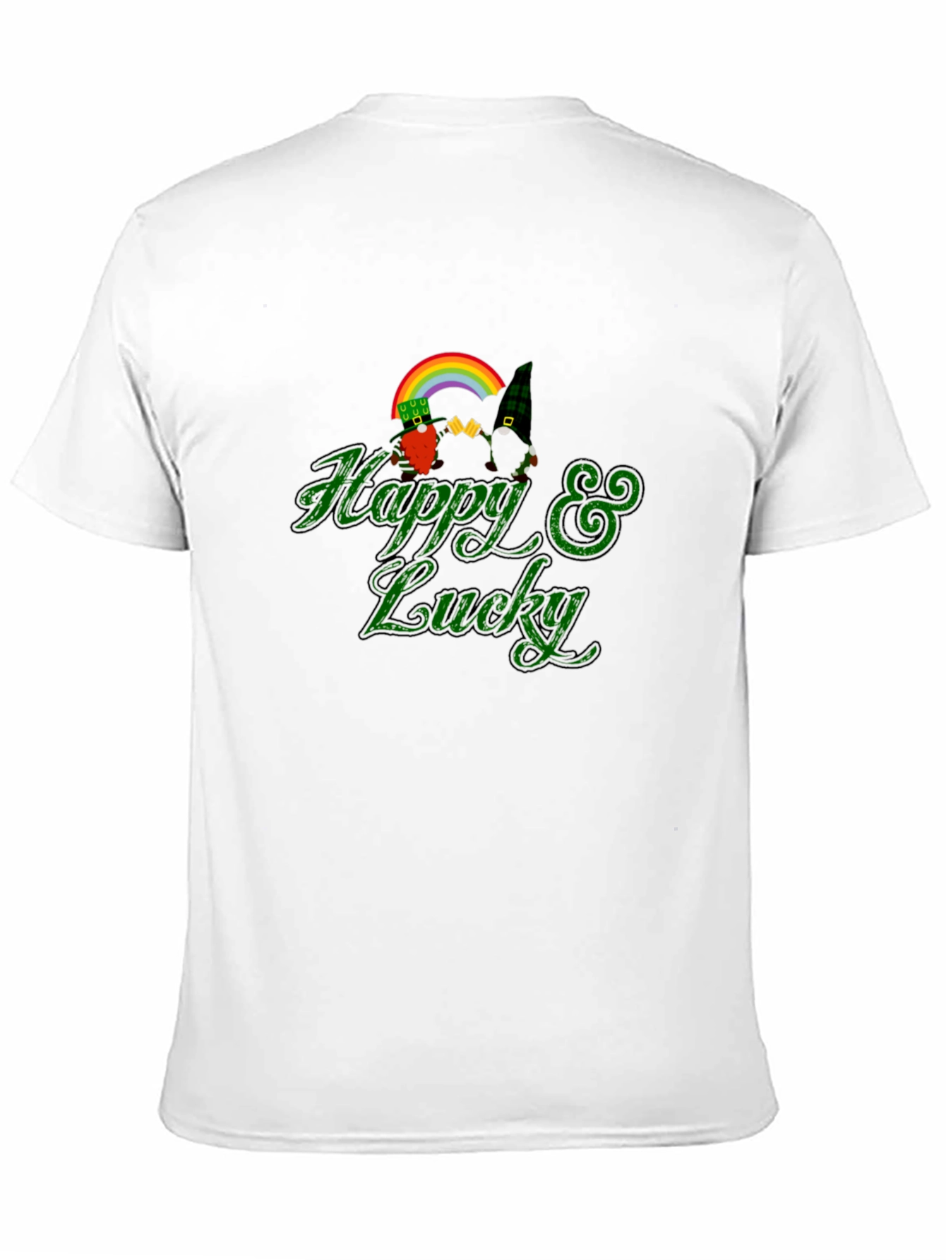 Happy & Lucky St. Patricks Day Gnome T-Shirt