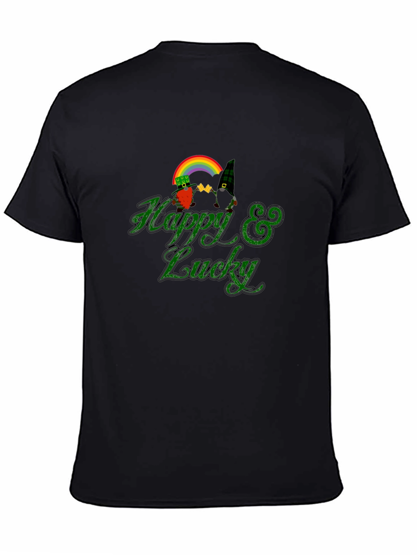 Happy & Lucky St. Patricks Day Gnome T-Shirt