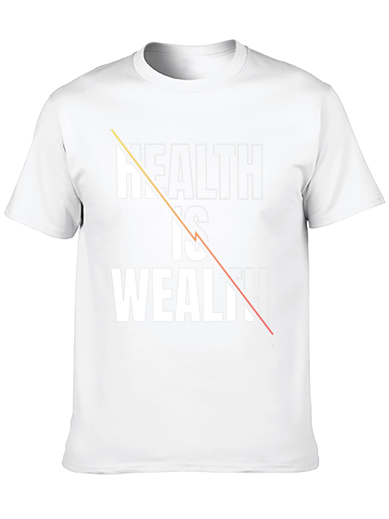 Health is Wealth Graphic T-Shirt