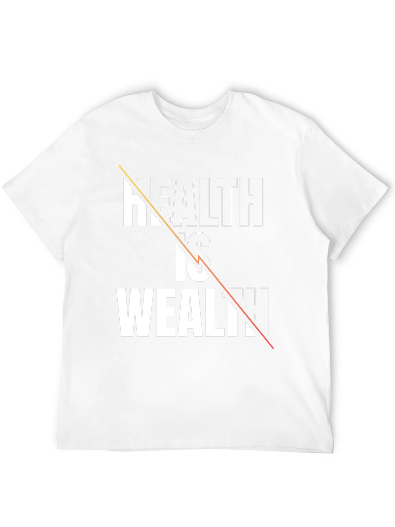 Health is Wealth Graphic T-Shirt