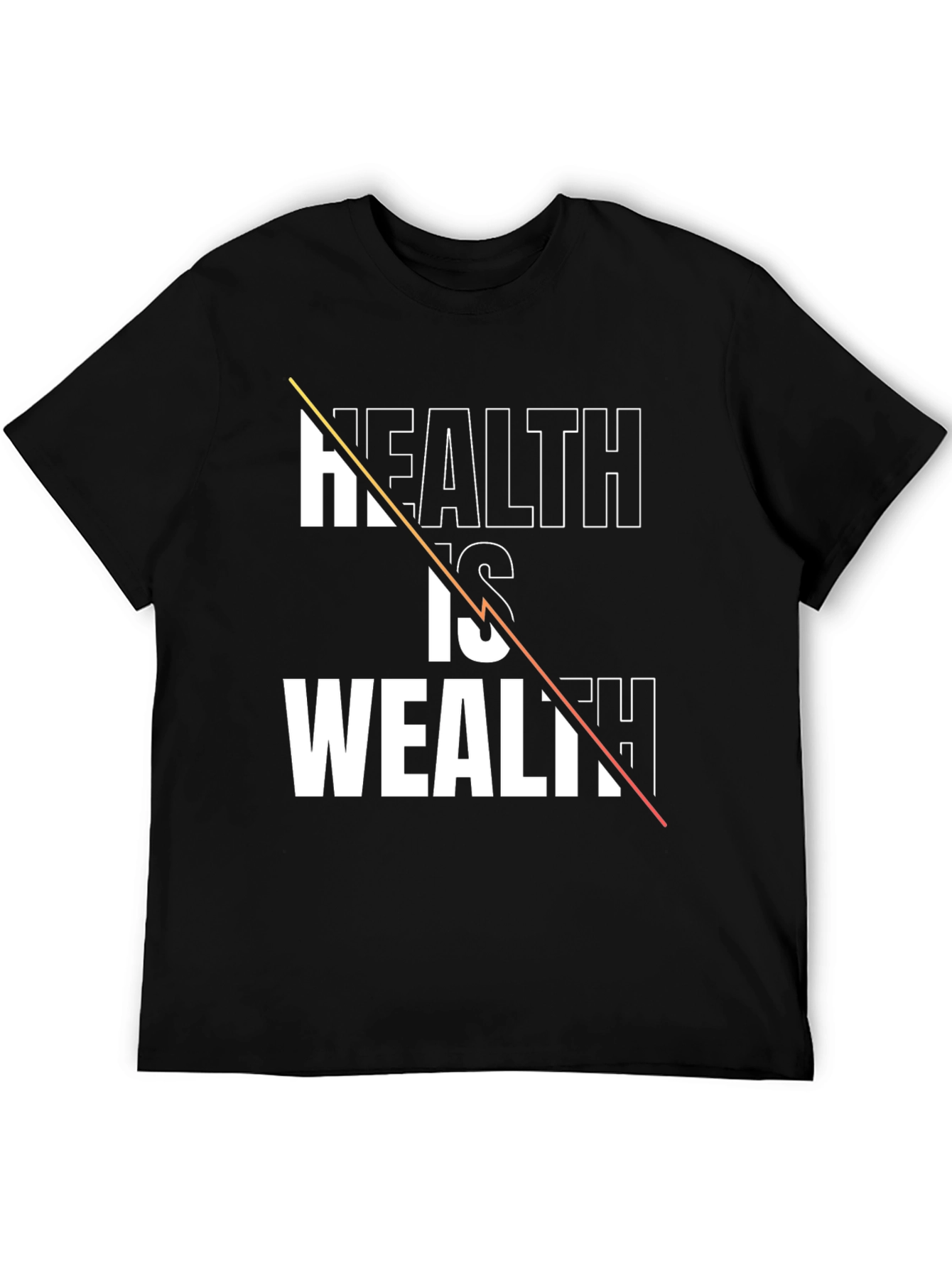 Health is Wealth Graphic T-Shirt