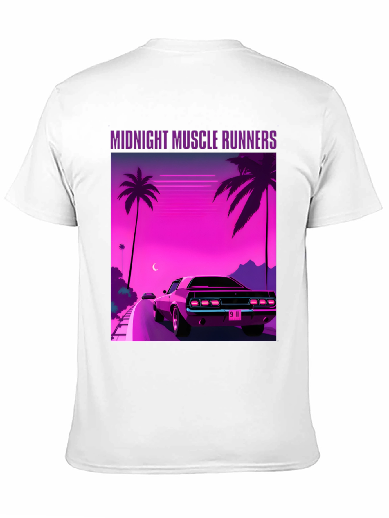 Midnight Muscle Runners Graphic Tee