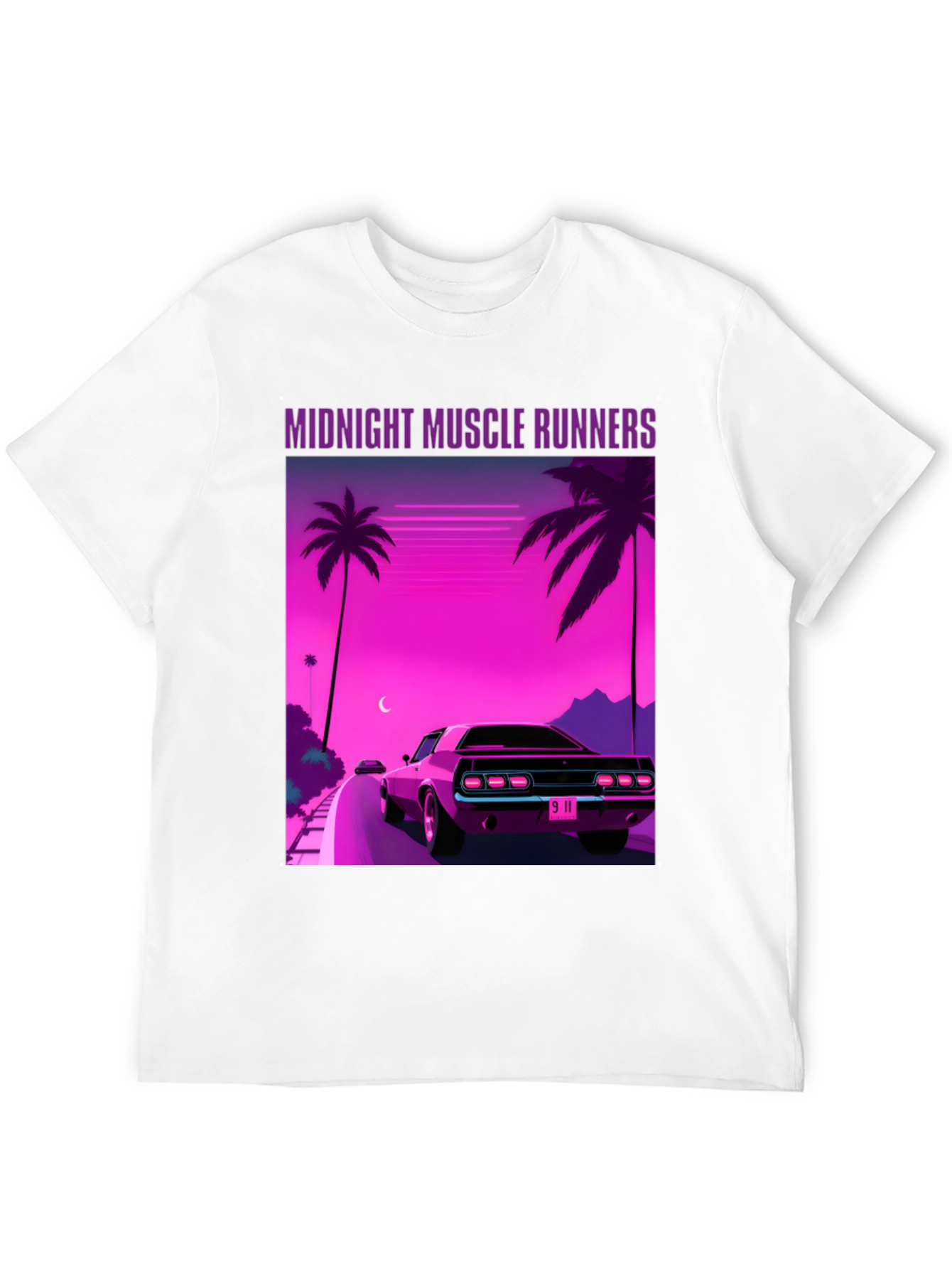 Midnight Muscle Runners Graphic Tee