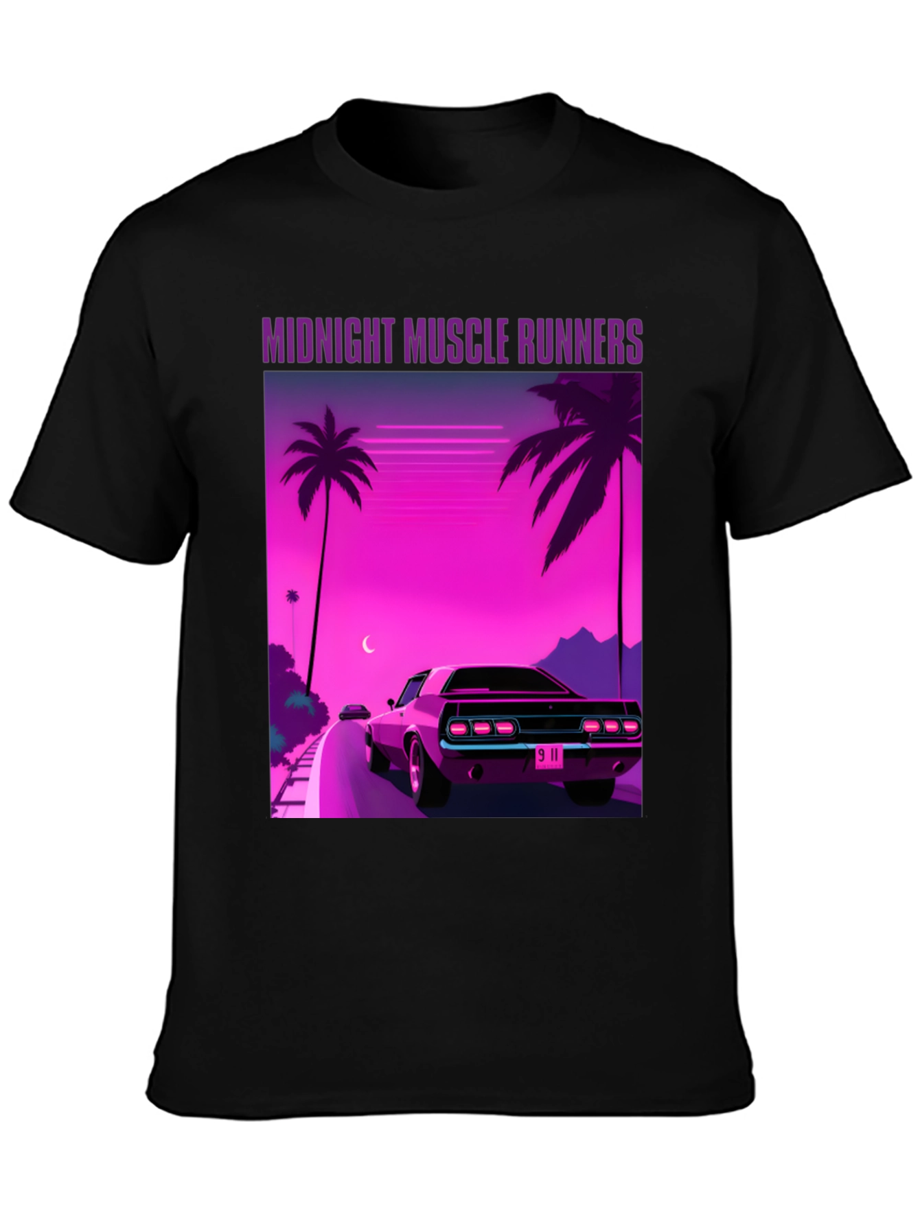 Midnight Muscle Runners Graphic Tee