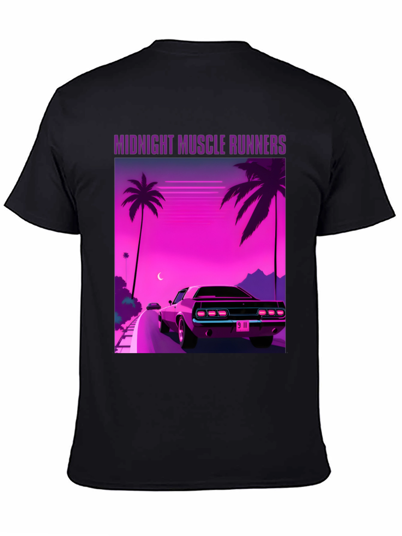 Midnight Muscle Runners Graphic Tee