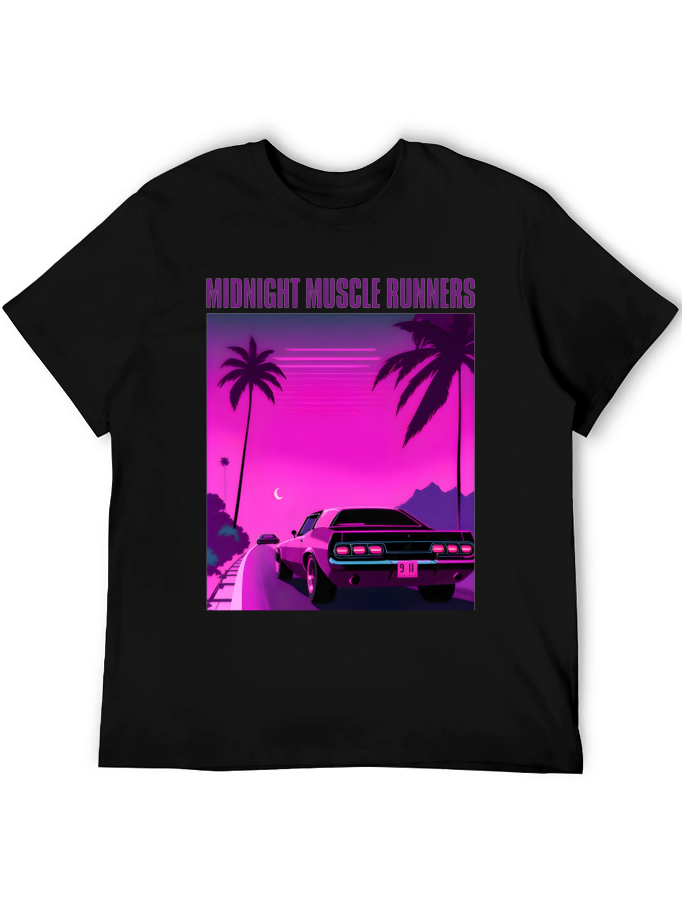 Midnight Muscle Runners Graphic Tee