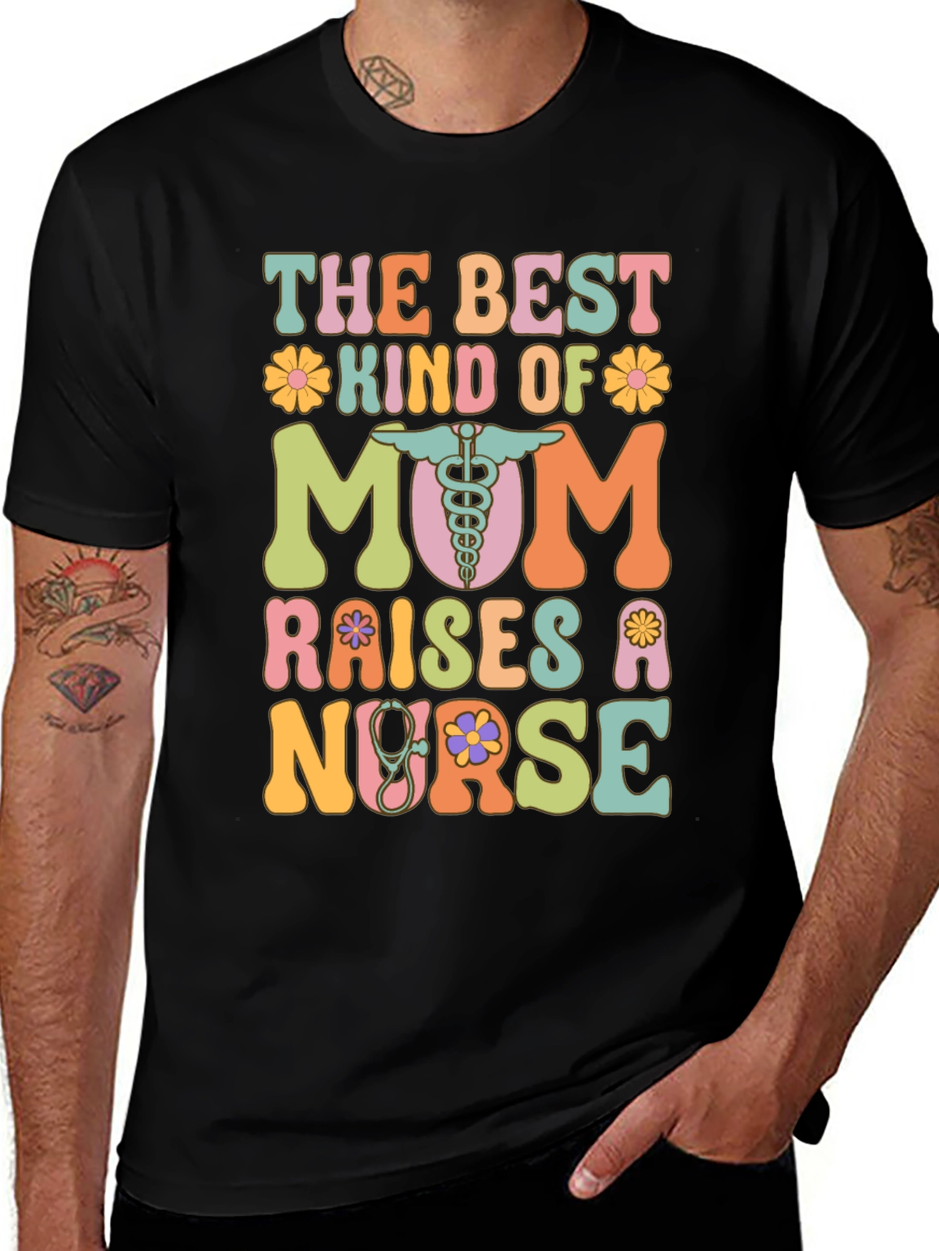 Nurse Mom T-Shirt - The Best Kind of Mom