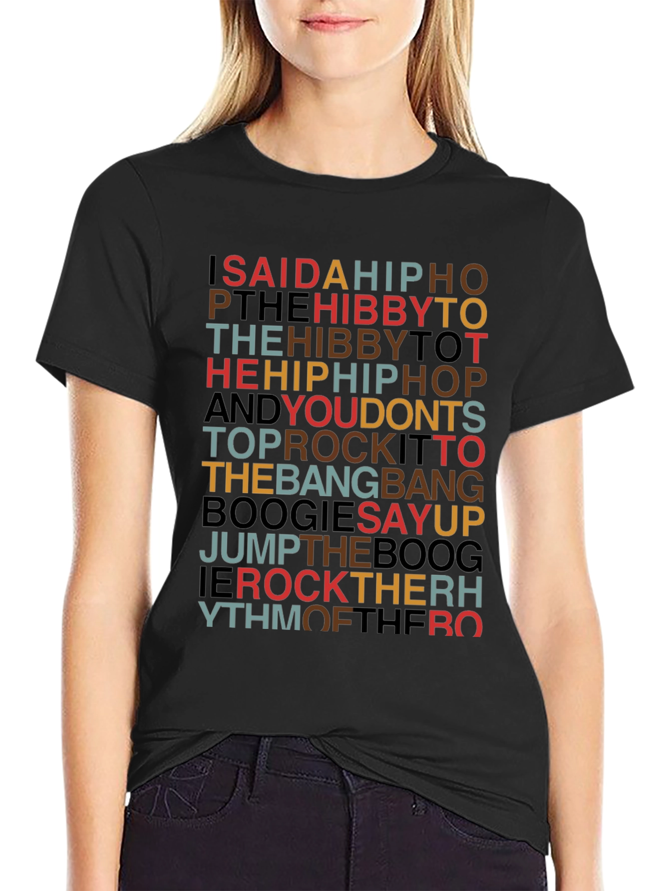 Hip Hop Rhyme Retro Graphic Tee