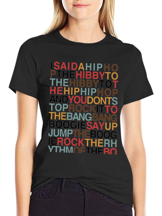 Hip Hop Rhyme Retro Graphic Tee